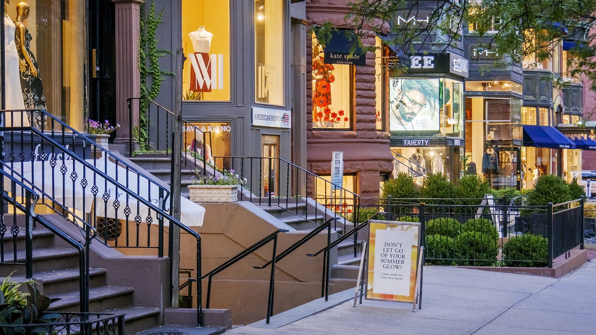 Boston's Newbury Street