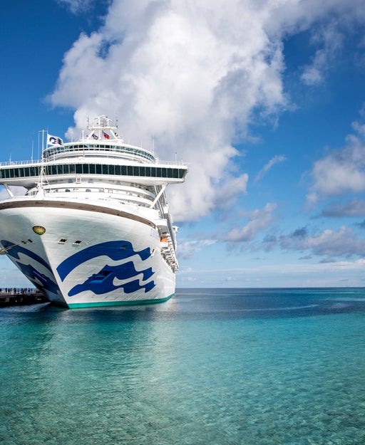 Princess Cruises ship docked in Grand Turk