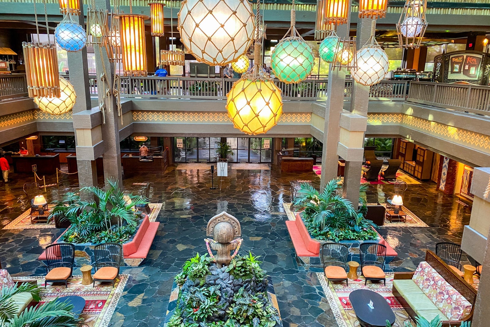 hotel lobby