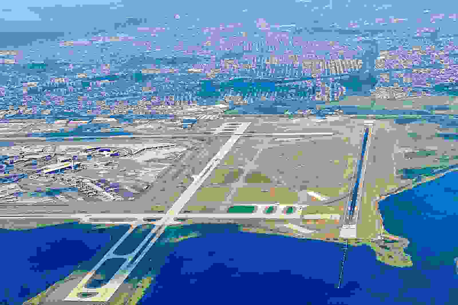A view of JFK from above
