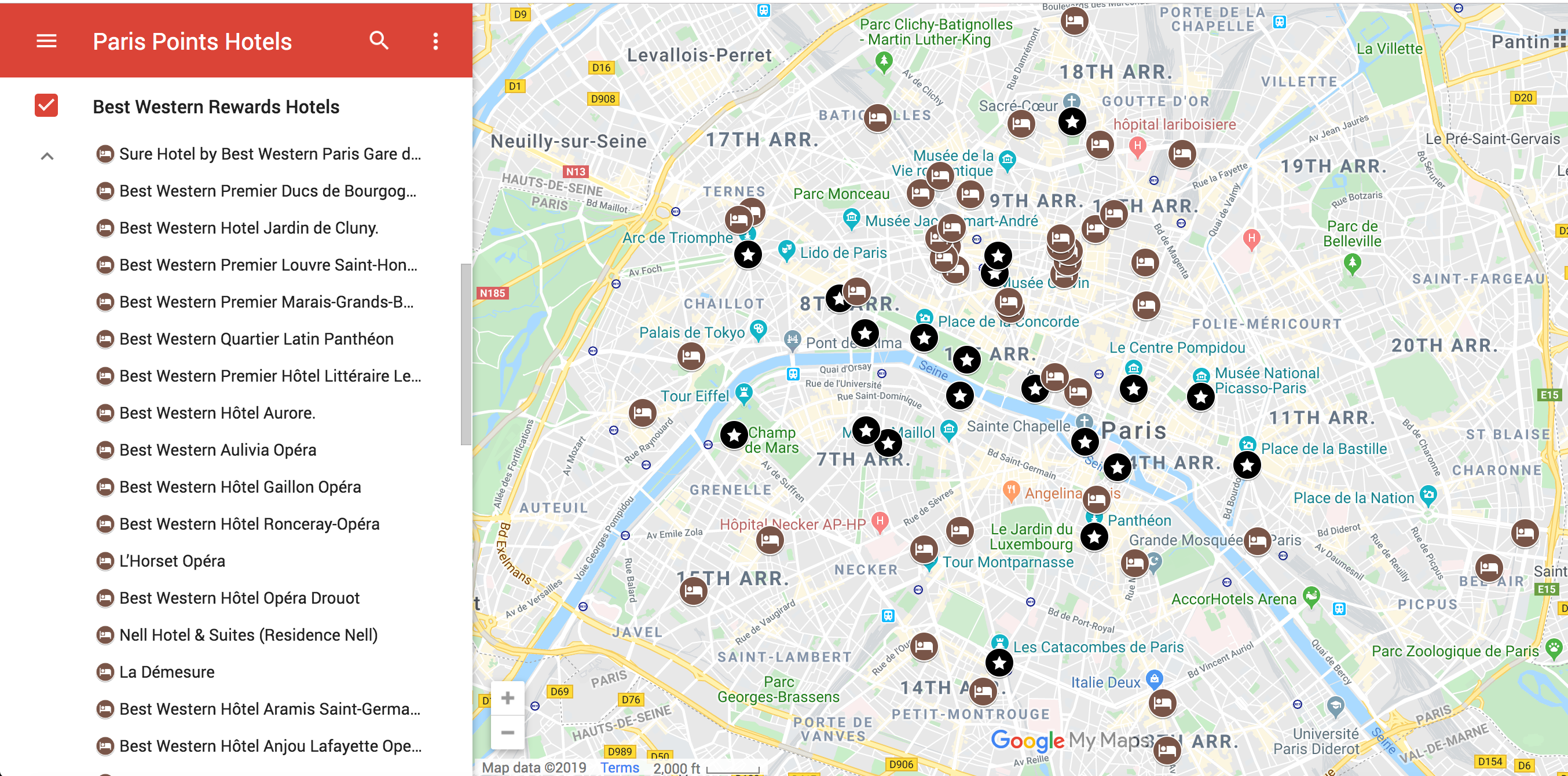 Best Western hotels in Paris