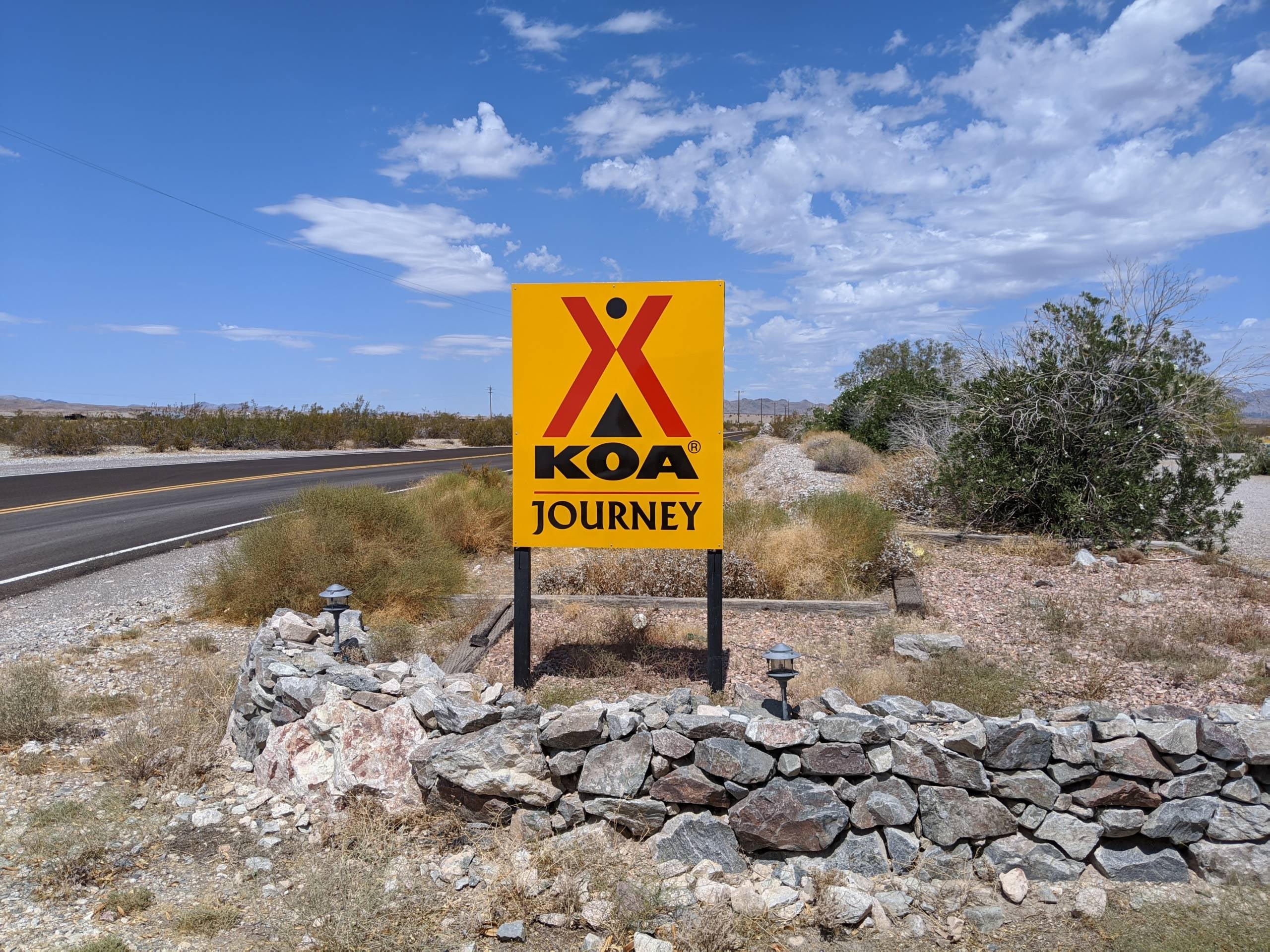 Needles KOA sign