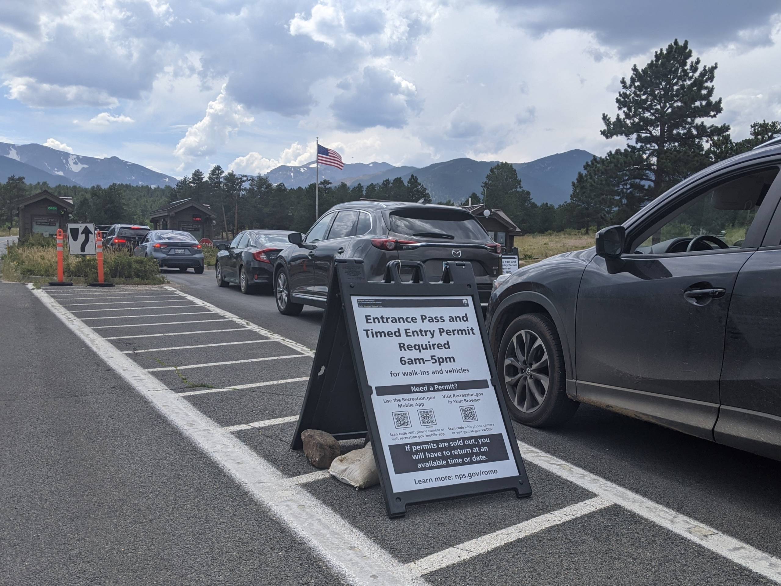 Rocky Mountain National Park entrance reservations