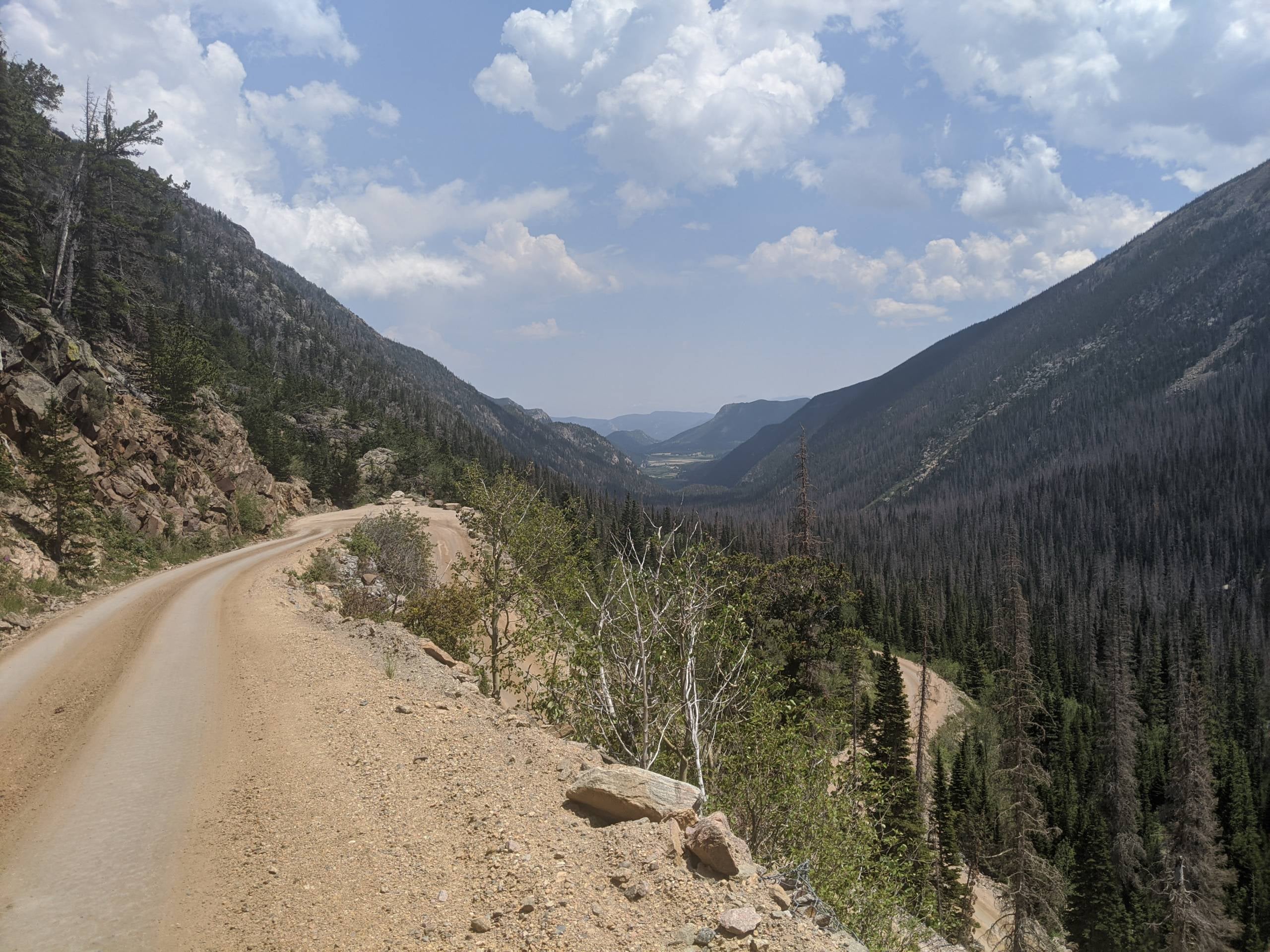 Old Falls River Road in Rocky Mountain National Park