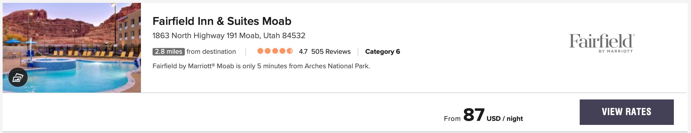 Fairfield Inn and Suites Moab