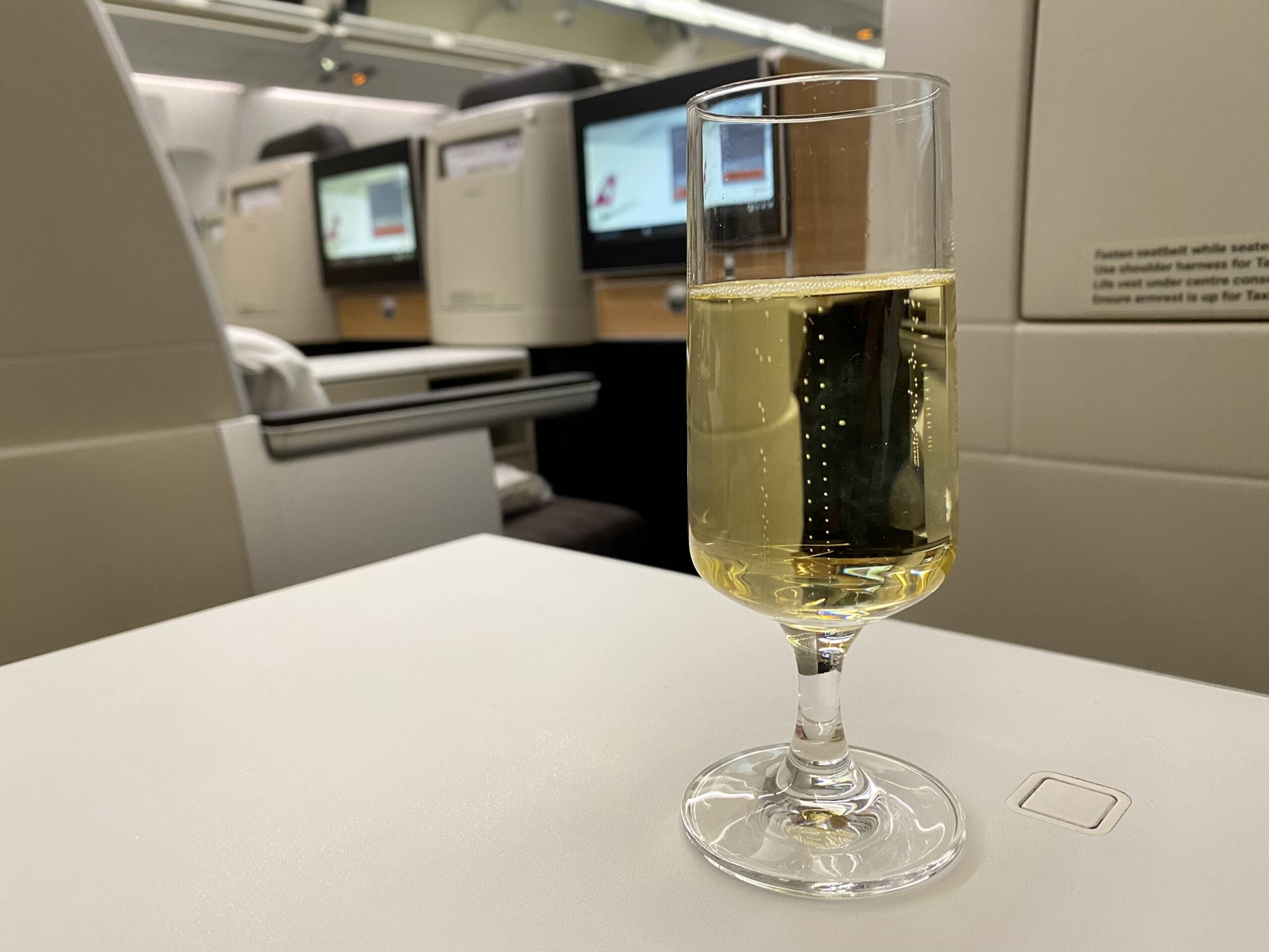 Predeparture Beverage Swiss Business Class