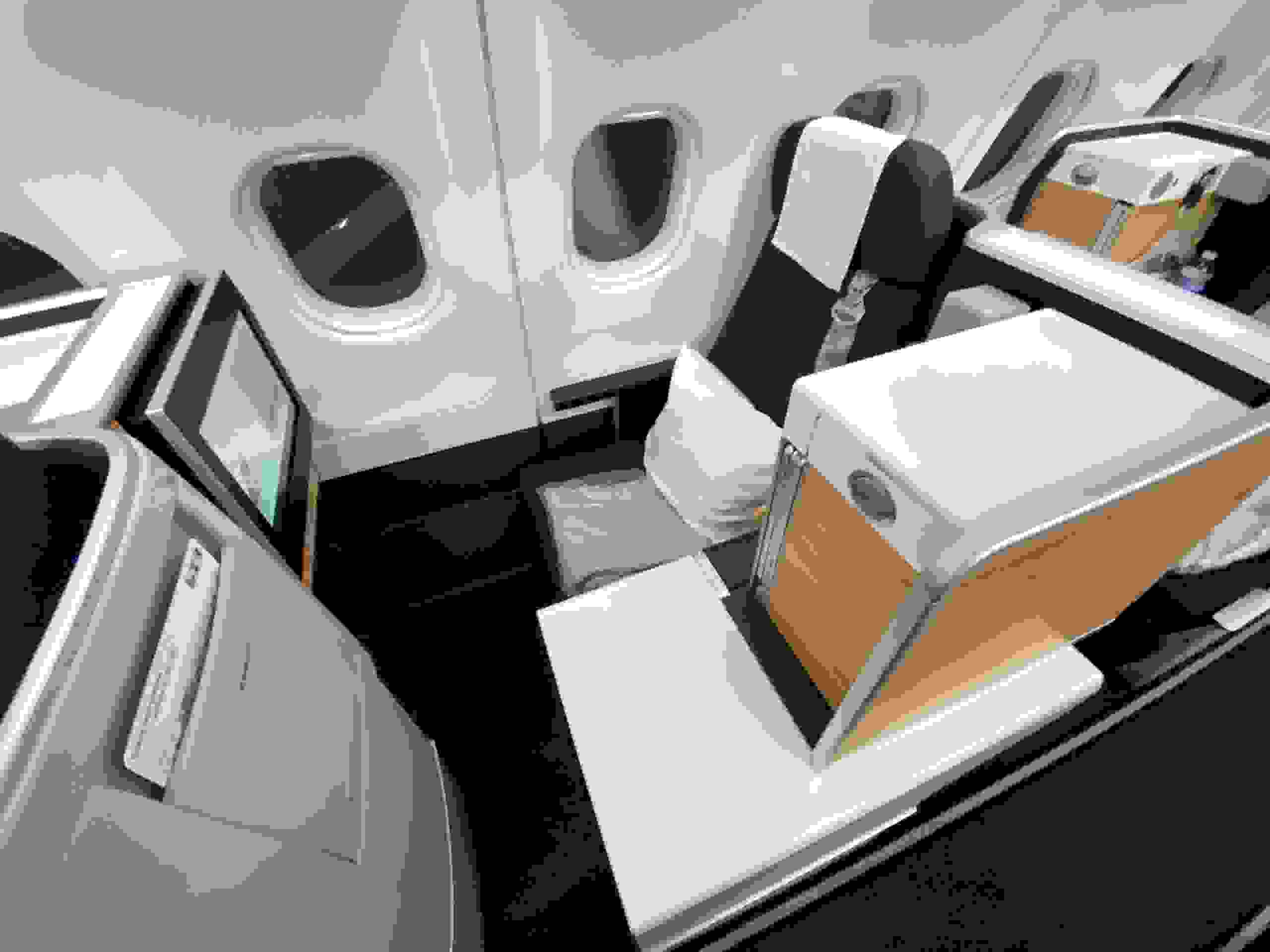 Swiss A340 Business Class Seat