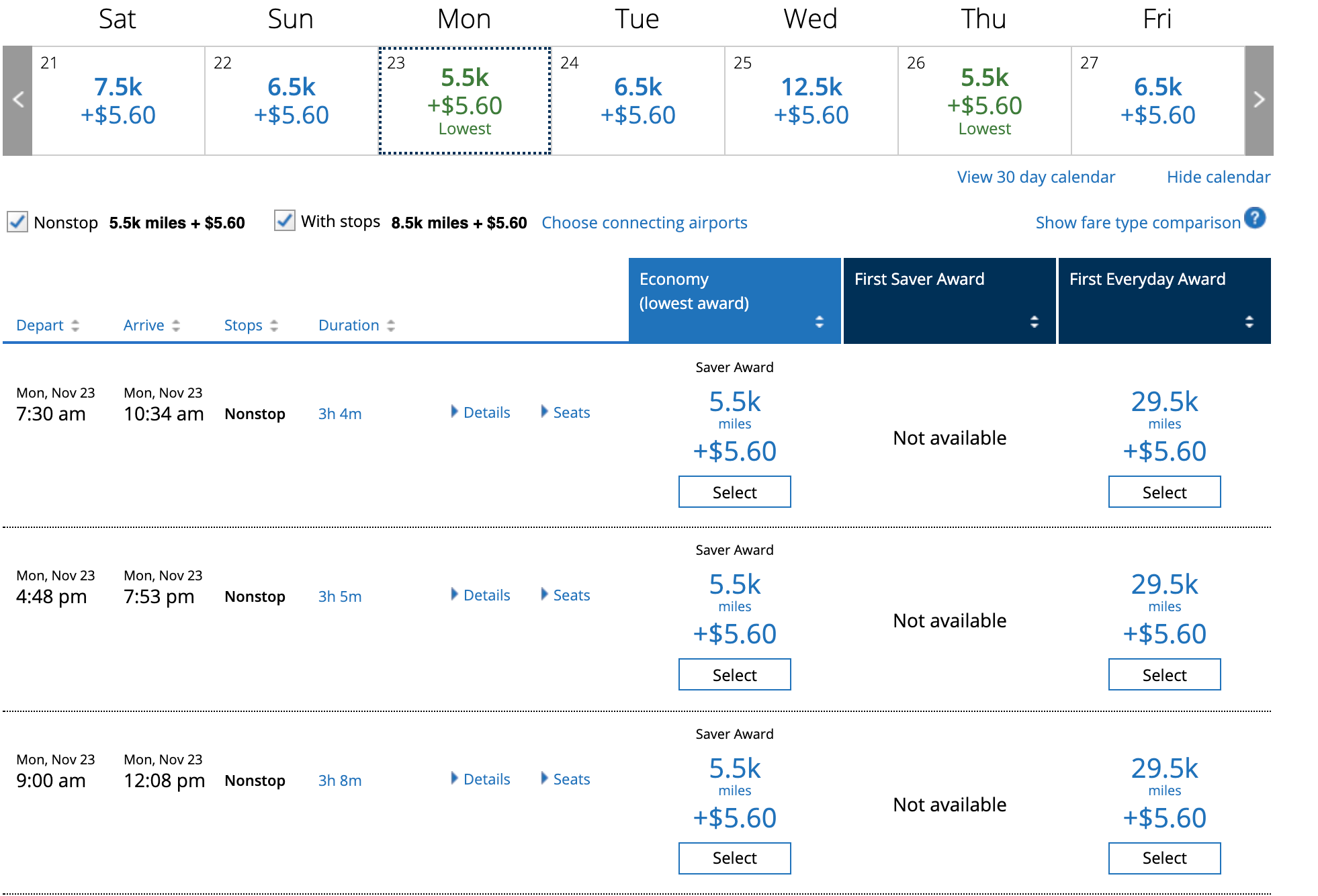 Screenshot courtesy of United