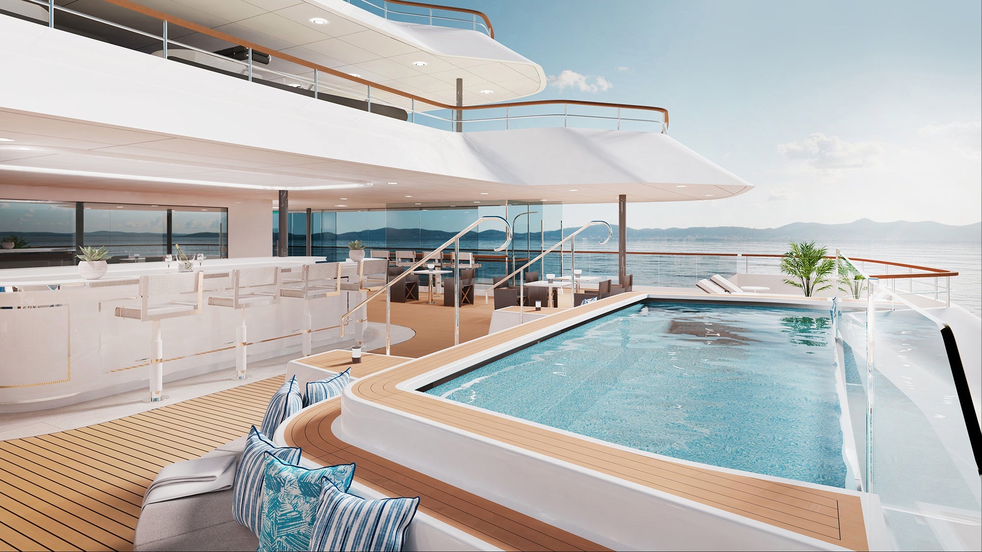 Rendering of the pool by Mistral