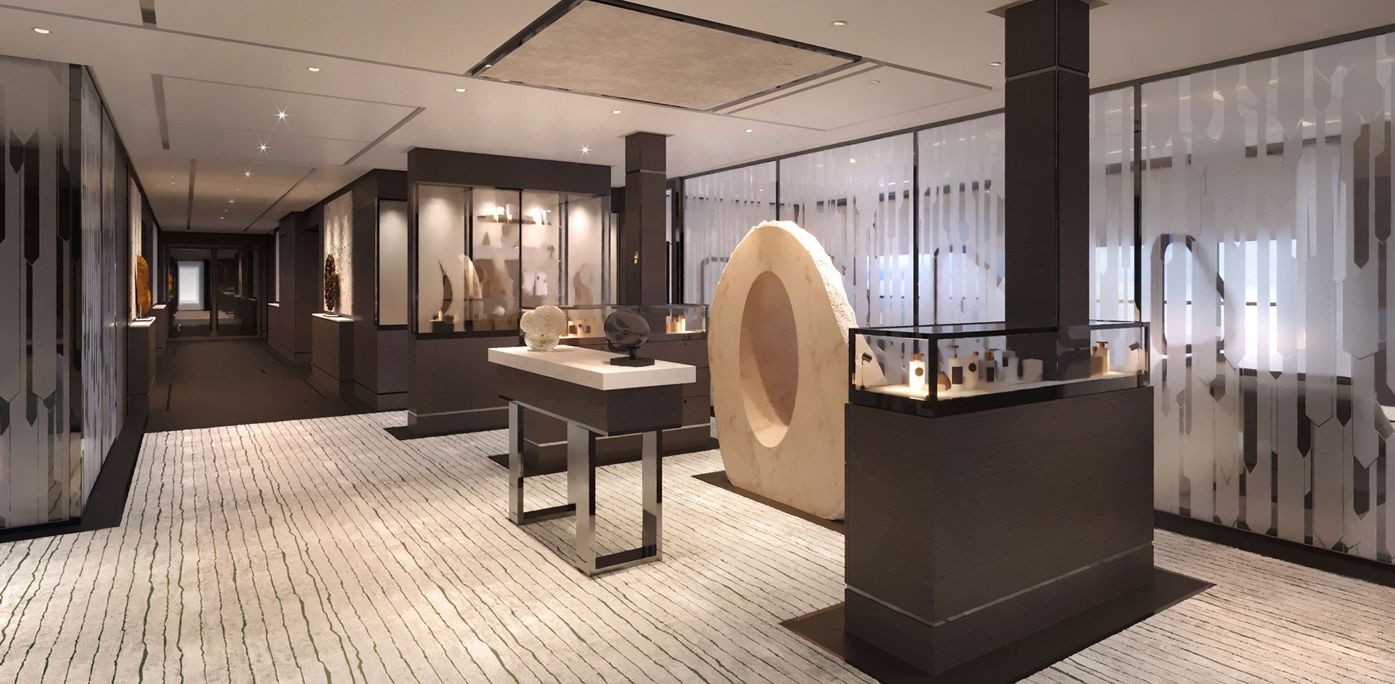 Spa reception Ritz-Carlton Evrima