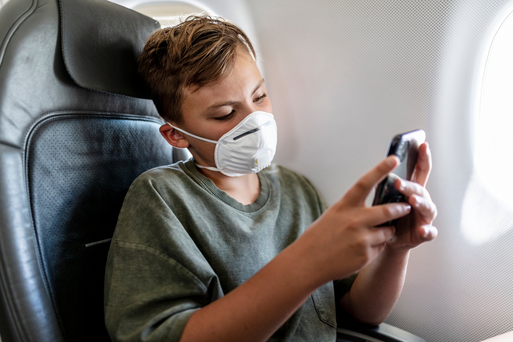 DO NOT PUBLISH - VENTED MASKS ARE BANNED FROM MOST AIRLINES