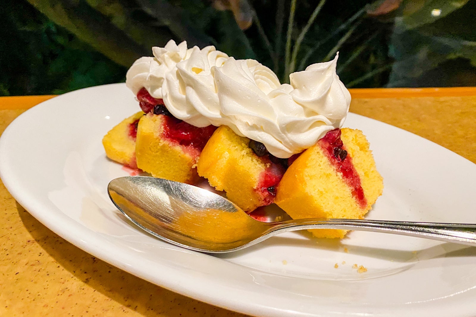 Dessert at Garden Grill at Epcot