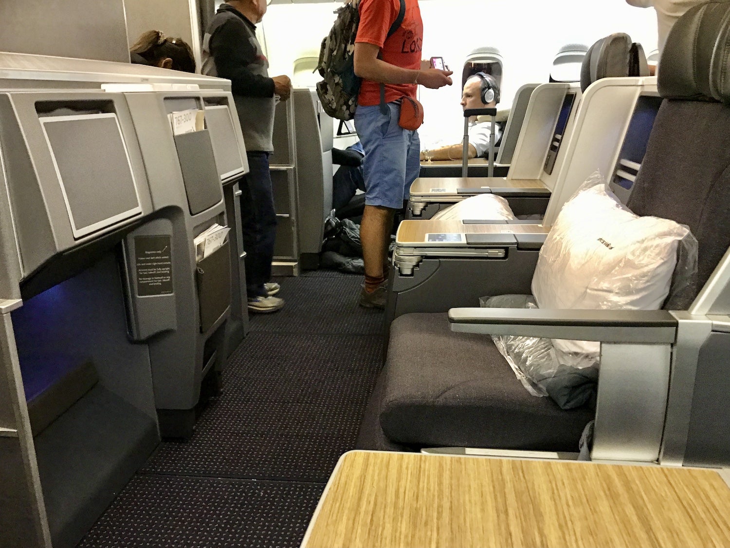 American 767 Business Class