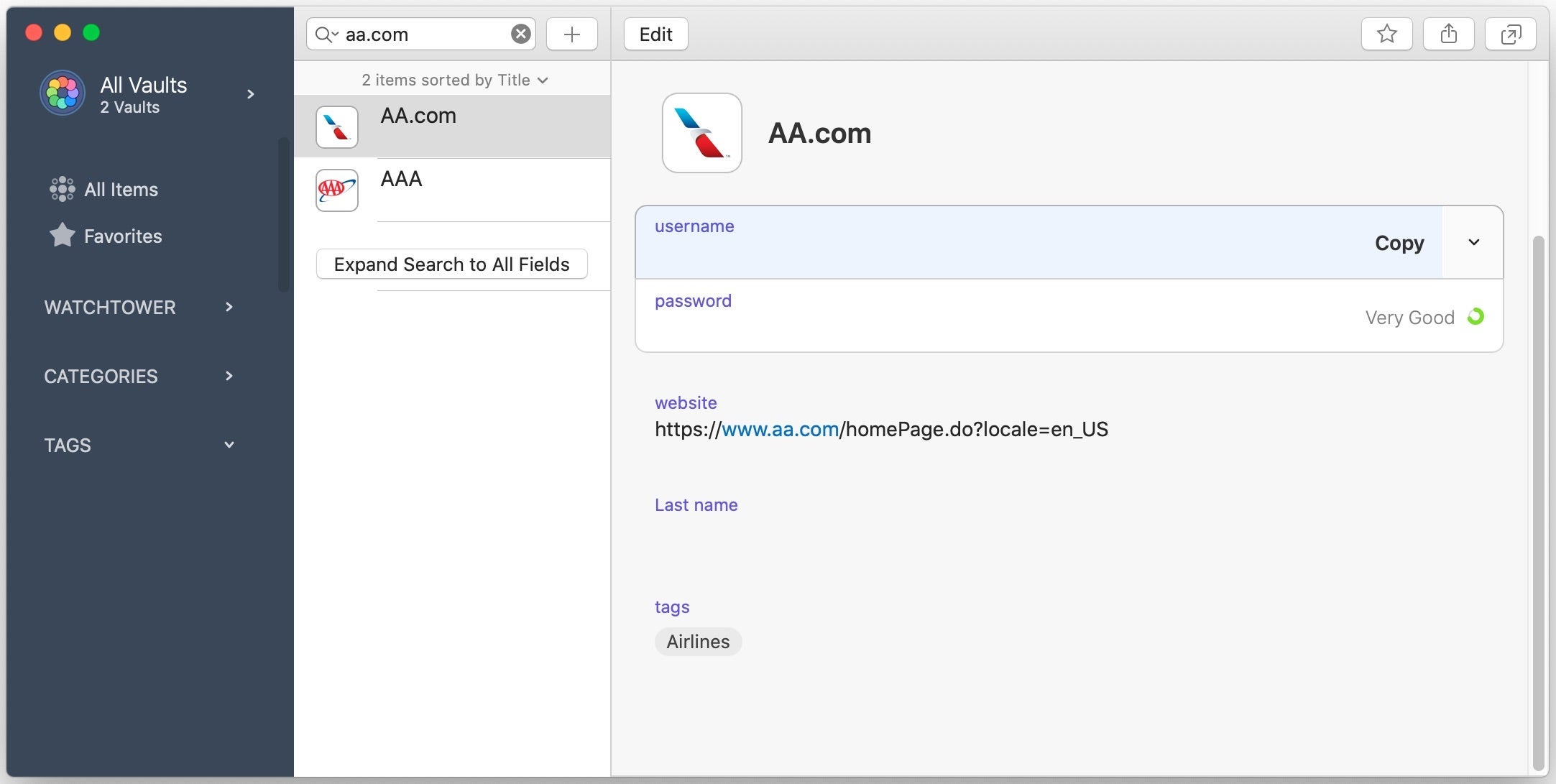 Using 1Password on a Mac
