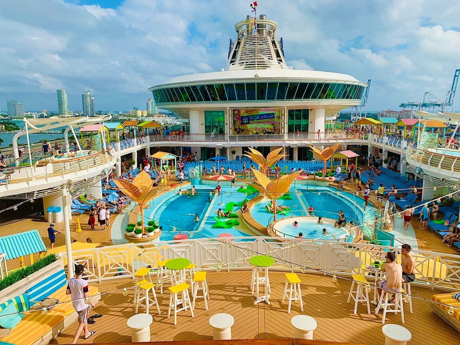 Royal Caribbean pool deck