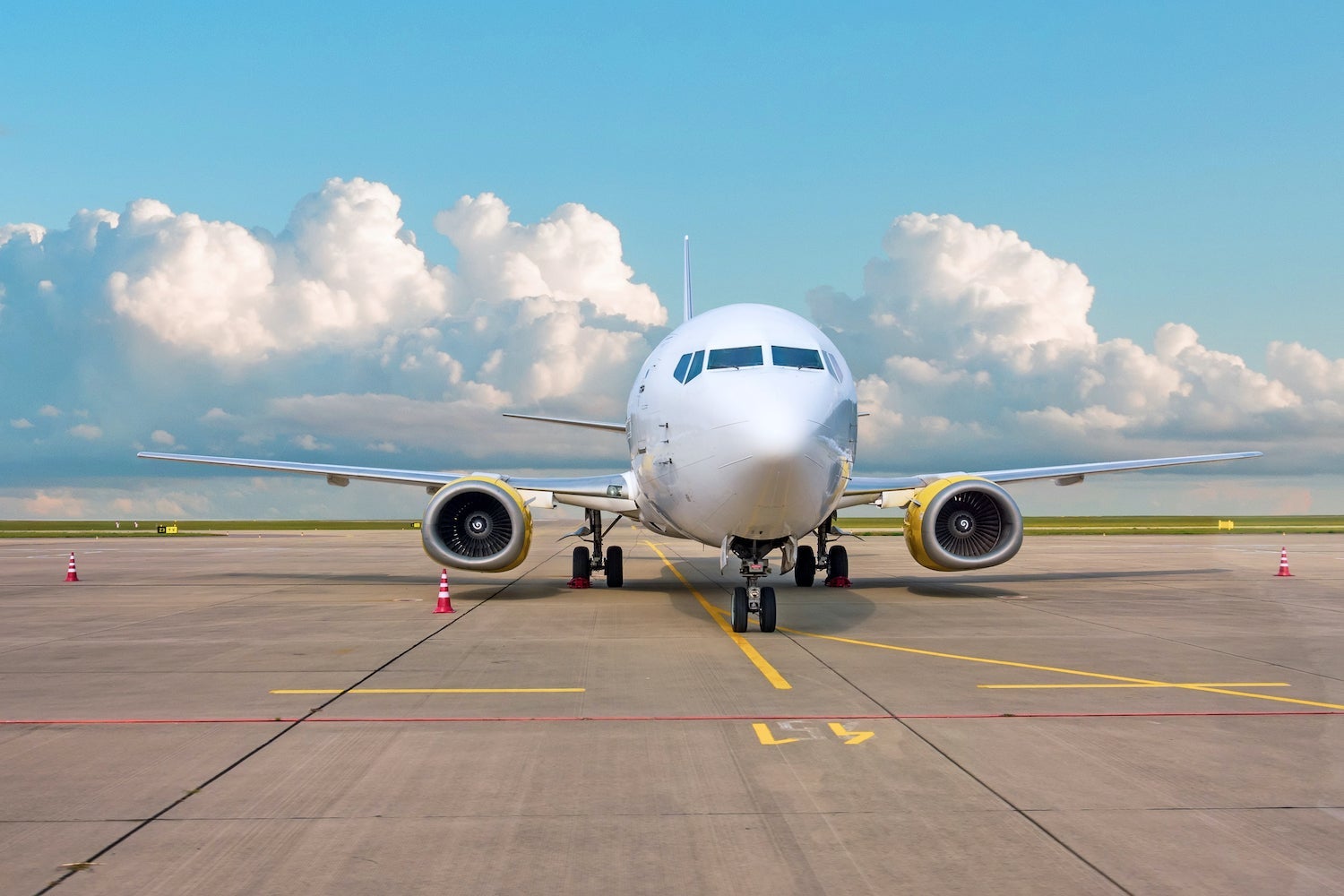 Airplane on runway