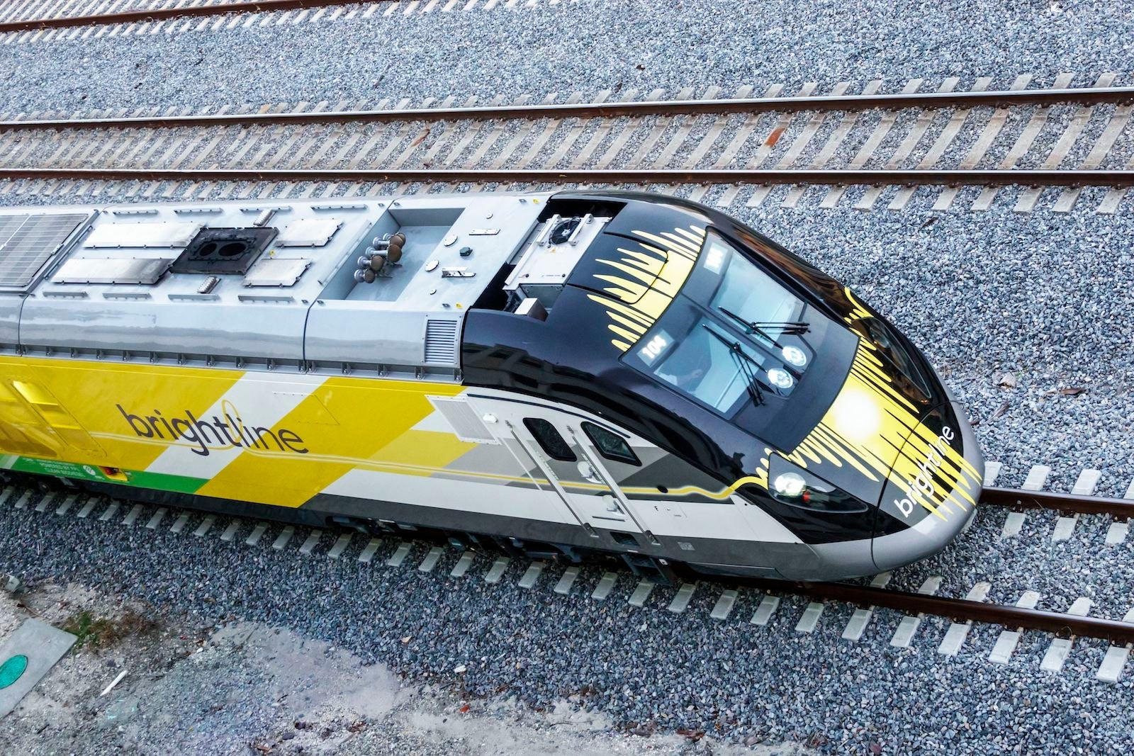 Brightline passenger train.