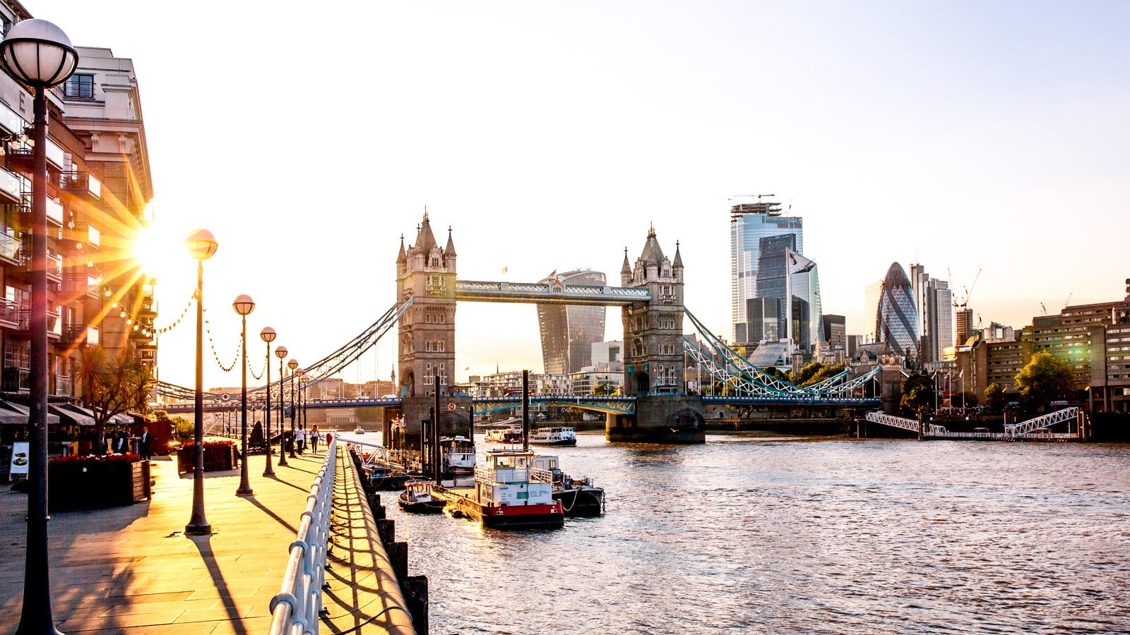 London riverfront