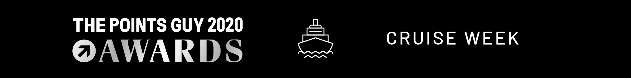 Cruise Week banner for the 2020 TPG Awards