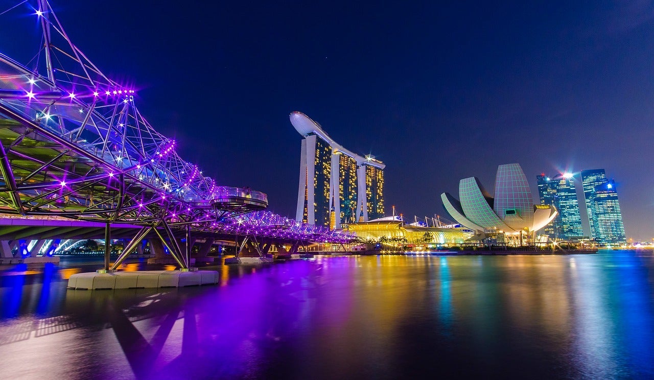 Singapore at night