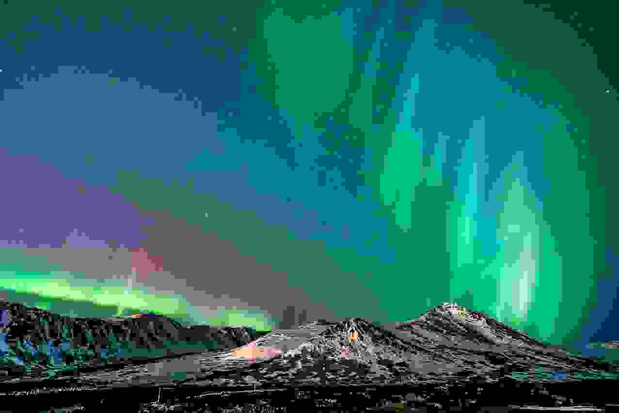Northern Lights in Anchorage, Alaska