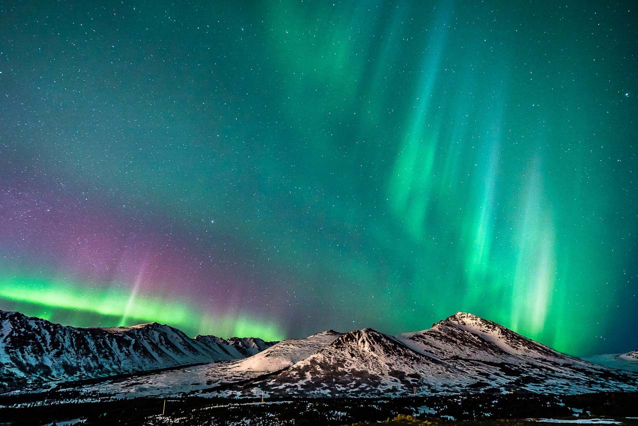Northern Lights in Anchorage, Alaska