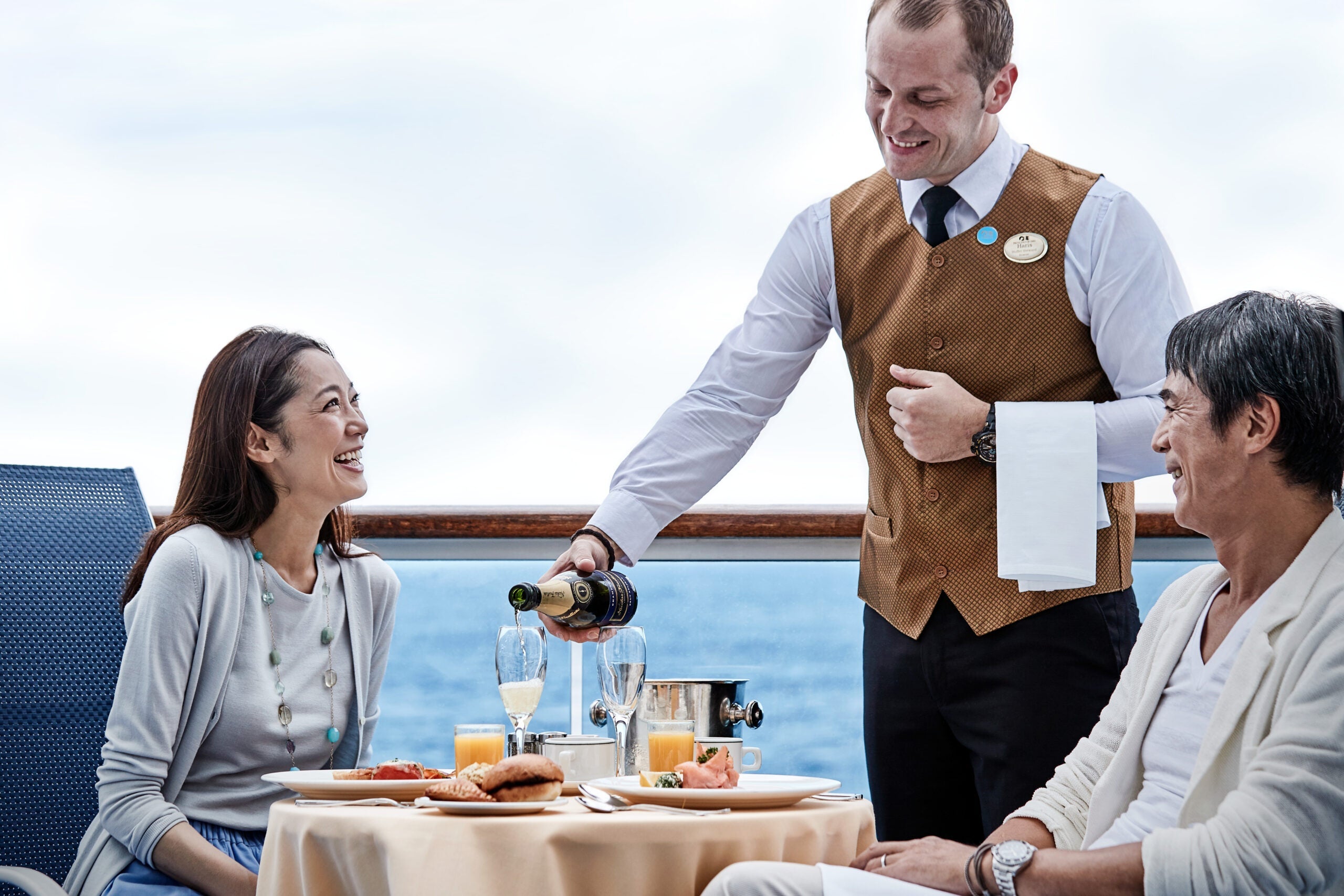 Princess Cruises will arrange elegant, private dining on your balcony for an extra charge.