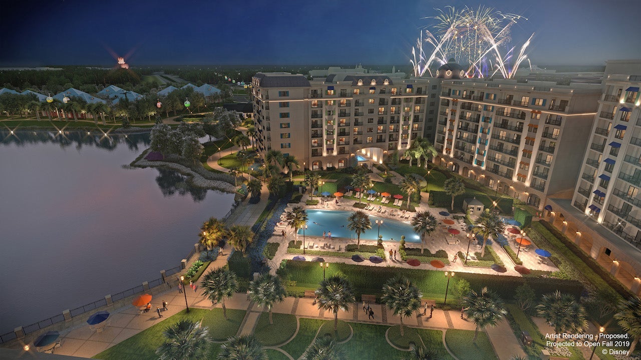 Disney's Riviera Resort is projected to open in fall 2019. This proposed resort will be the 15th Disney Vacation Club property. (Image courtesy of Disney)