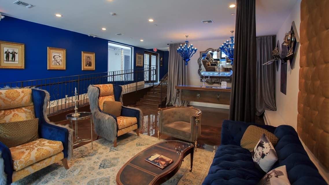 The lobby of the Dunns-Josephine Hotel in Miami's Overtown neighborhood