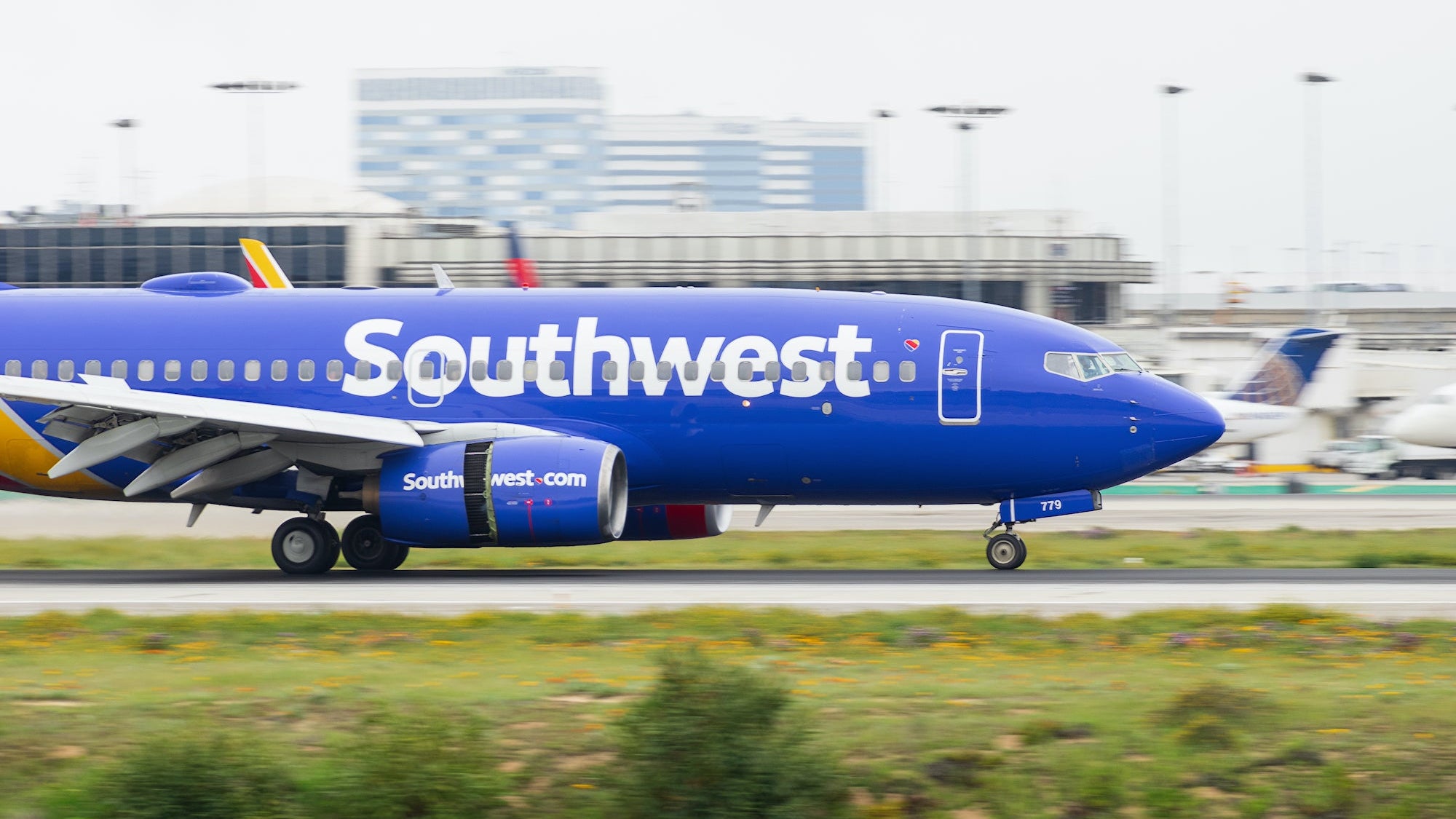 Southwest Boeing 737 on Runway