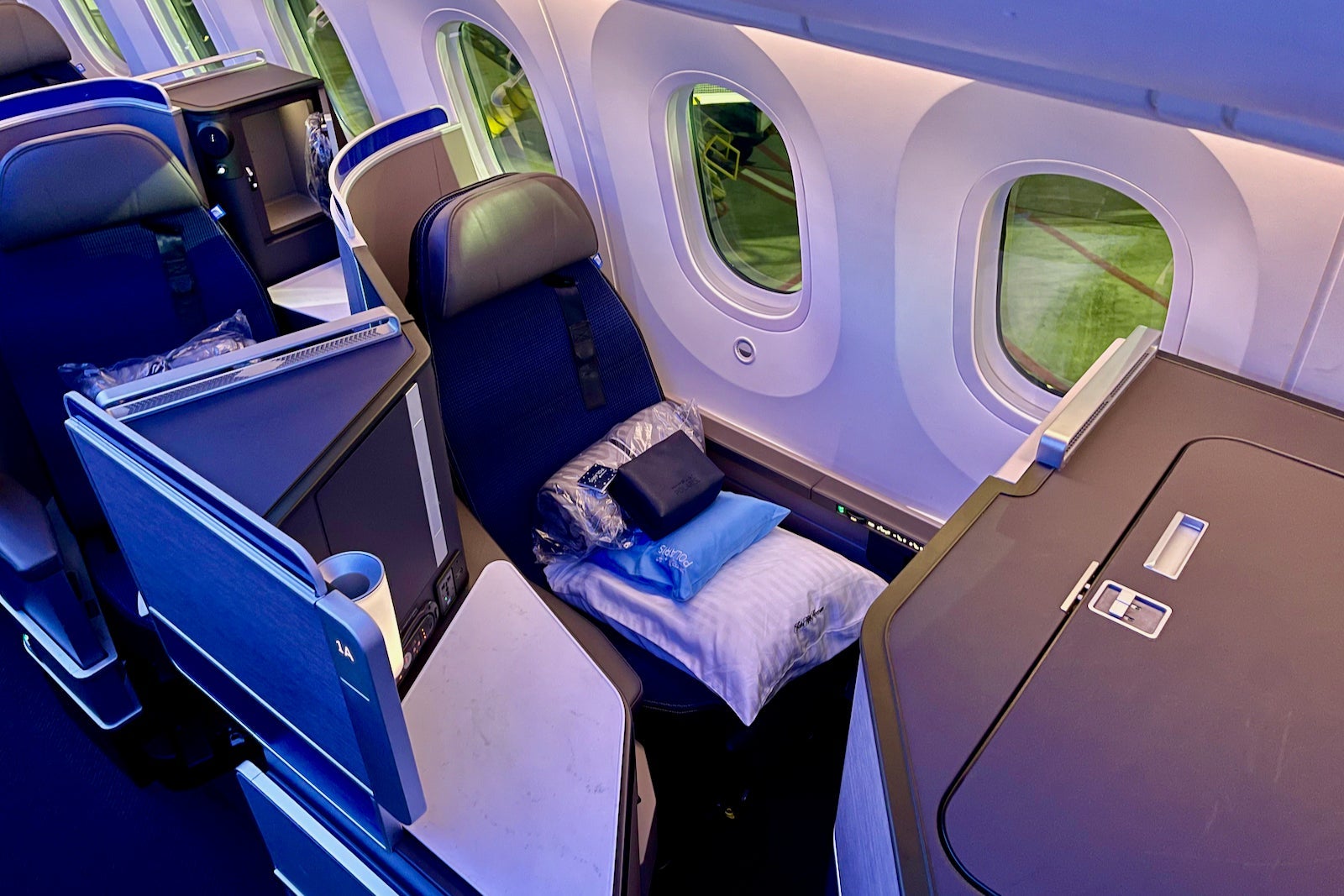 United plane interior