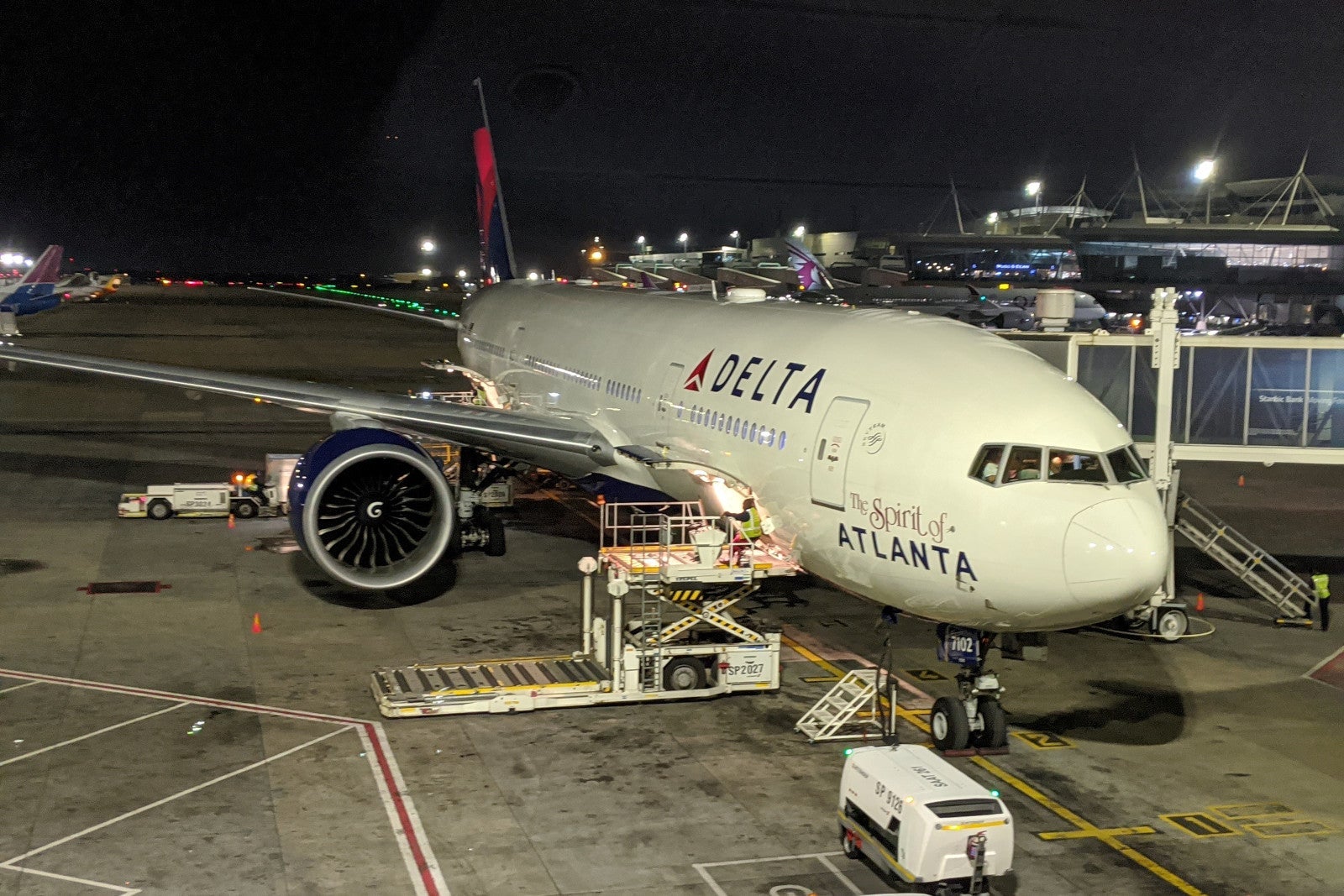Spirit of Atlanta Delta plane in JNB