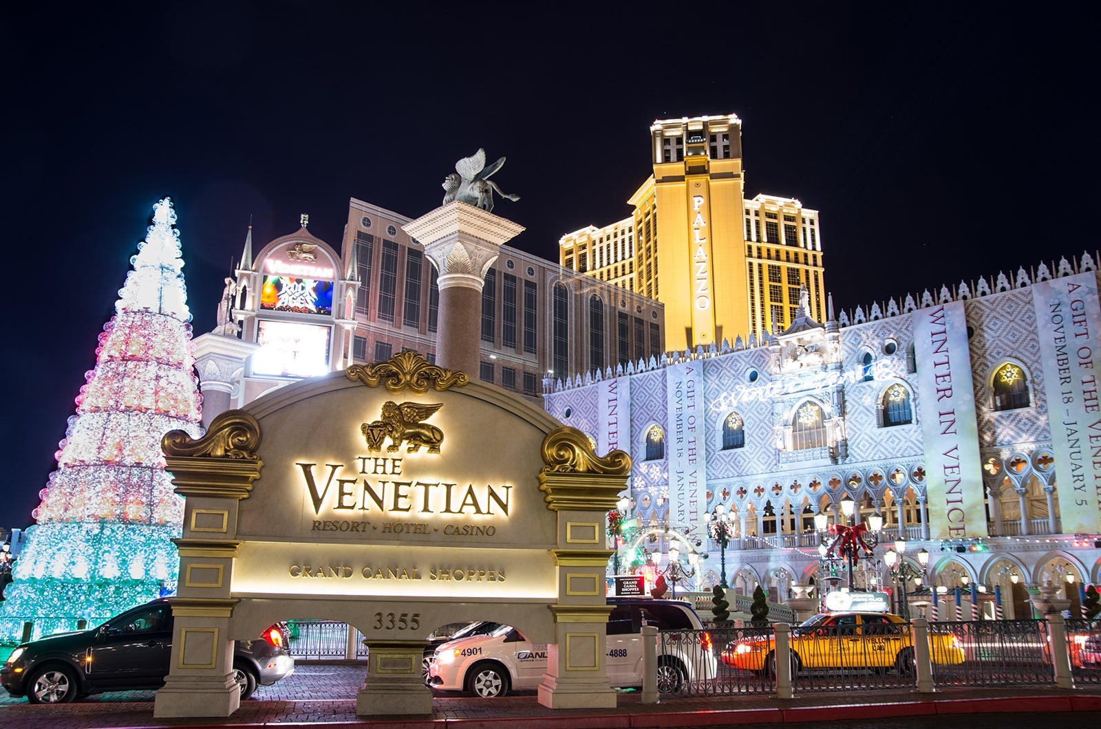 The Venetian Las Vegas at Christmas