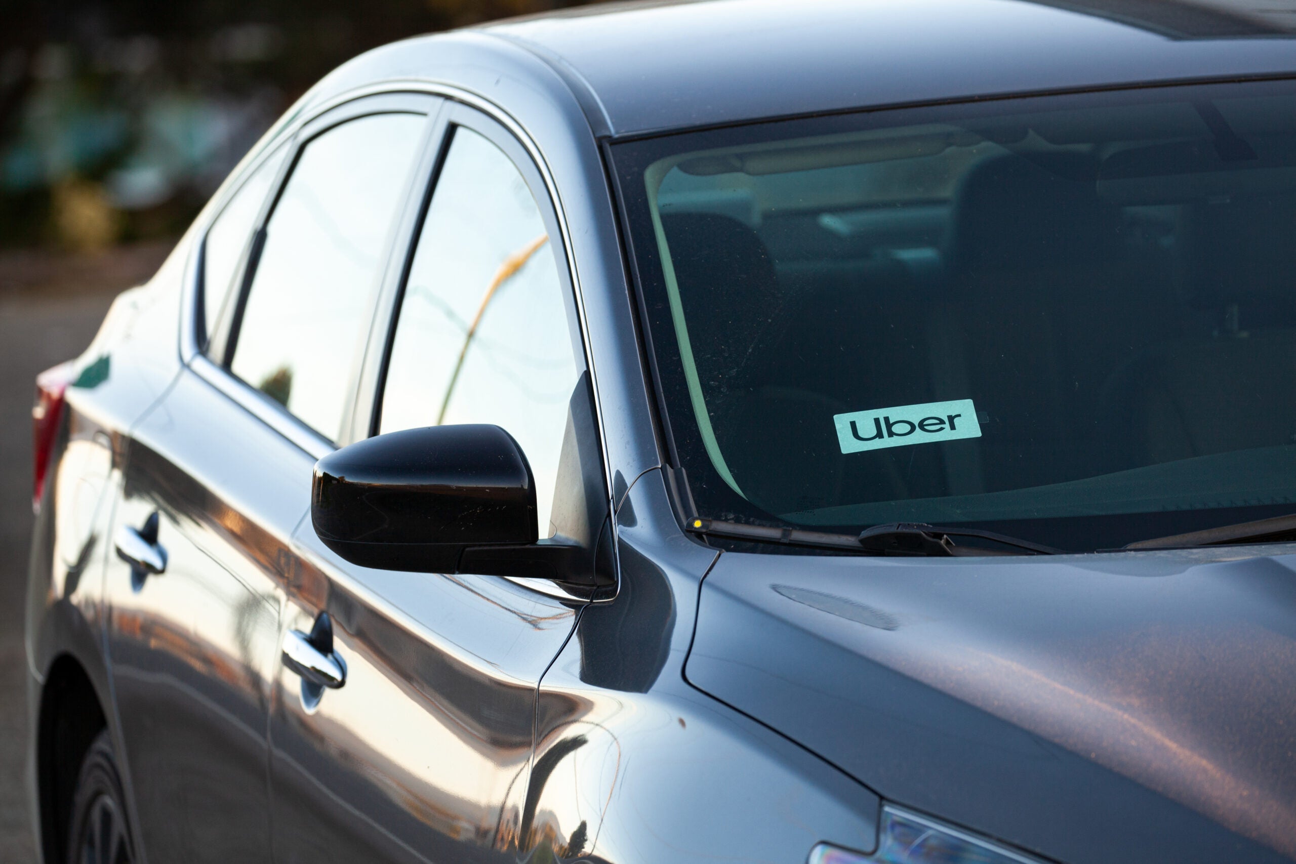 Uber car