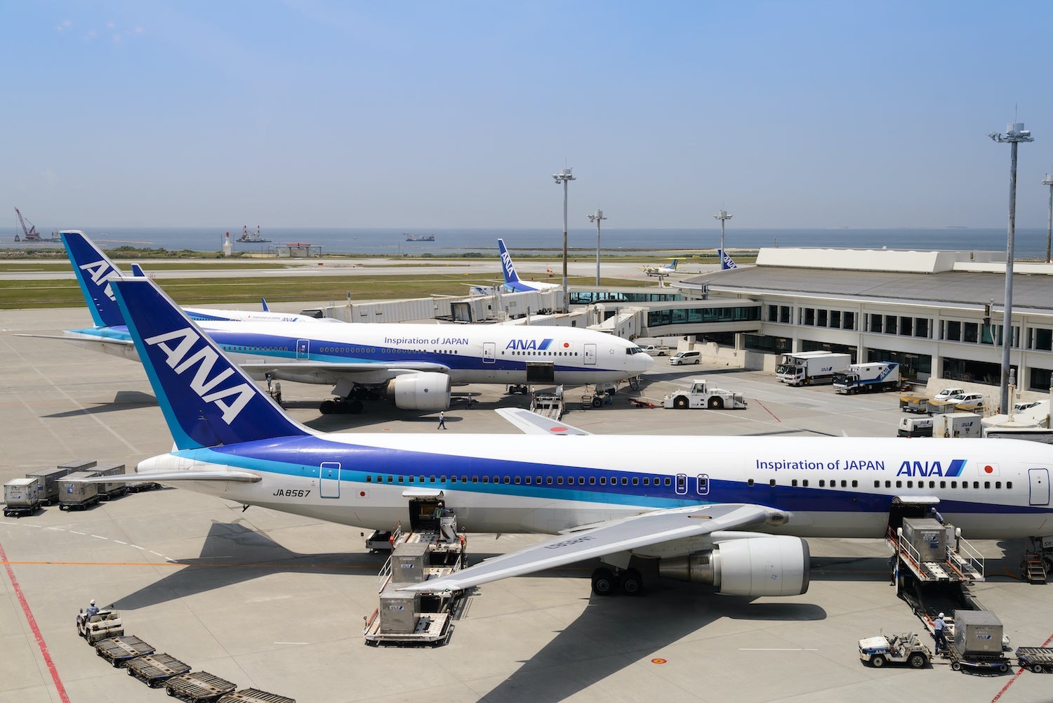 ANA Planes at Tokyo-Narita Airport