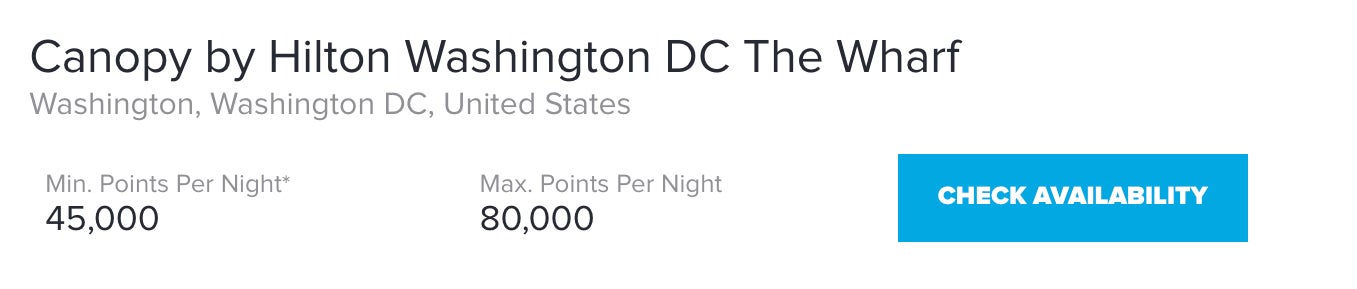 Canopy Hilton DC