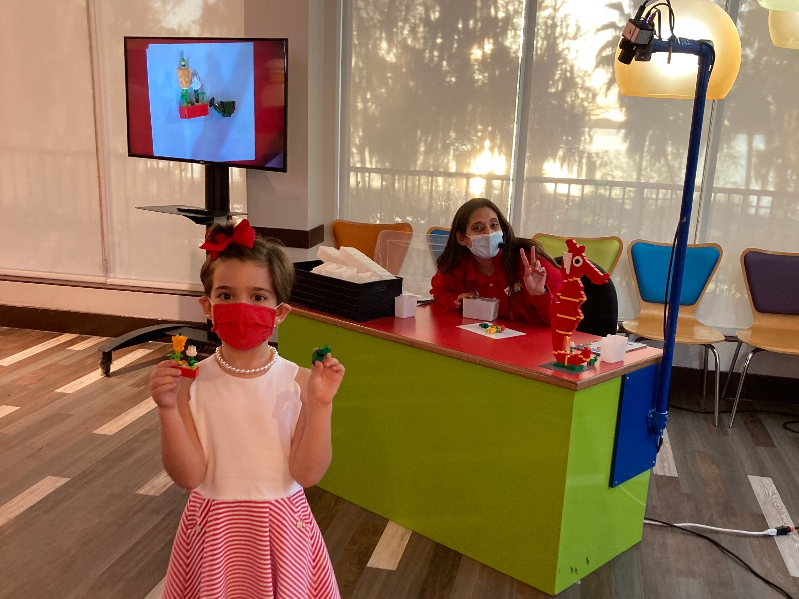 A master builder class at Pirate Island Hotel at Legoland Florida