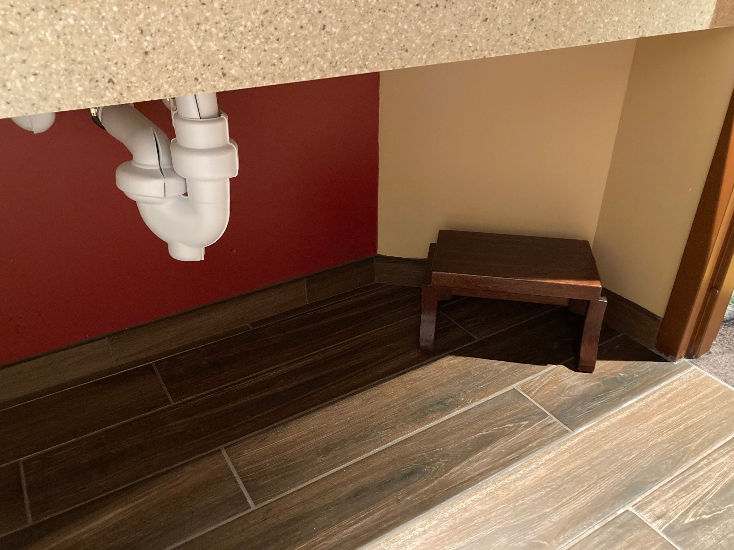 The bathroom step stool at Pirate Island Hotel at Legoland Florida