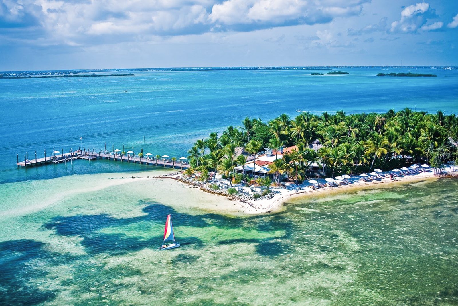 Little Palm Island Resort and Spa aerial view