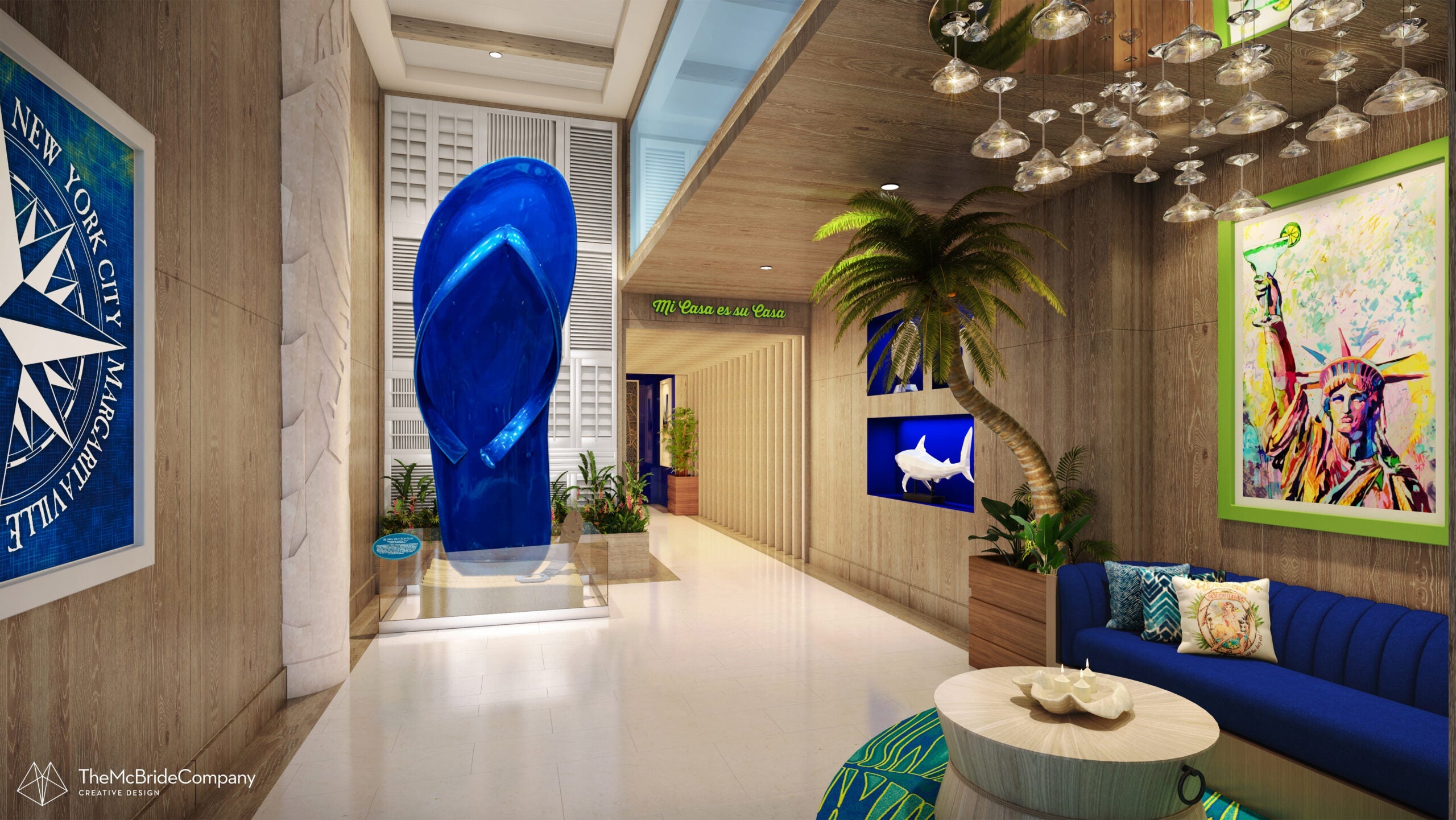 Margaritaville Times Square Lobby