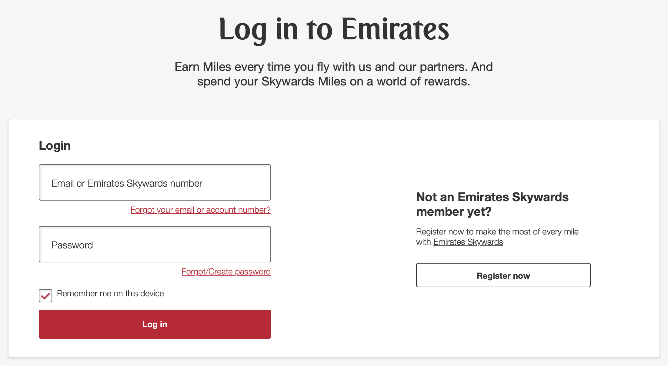 Register Now Button