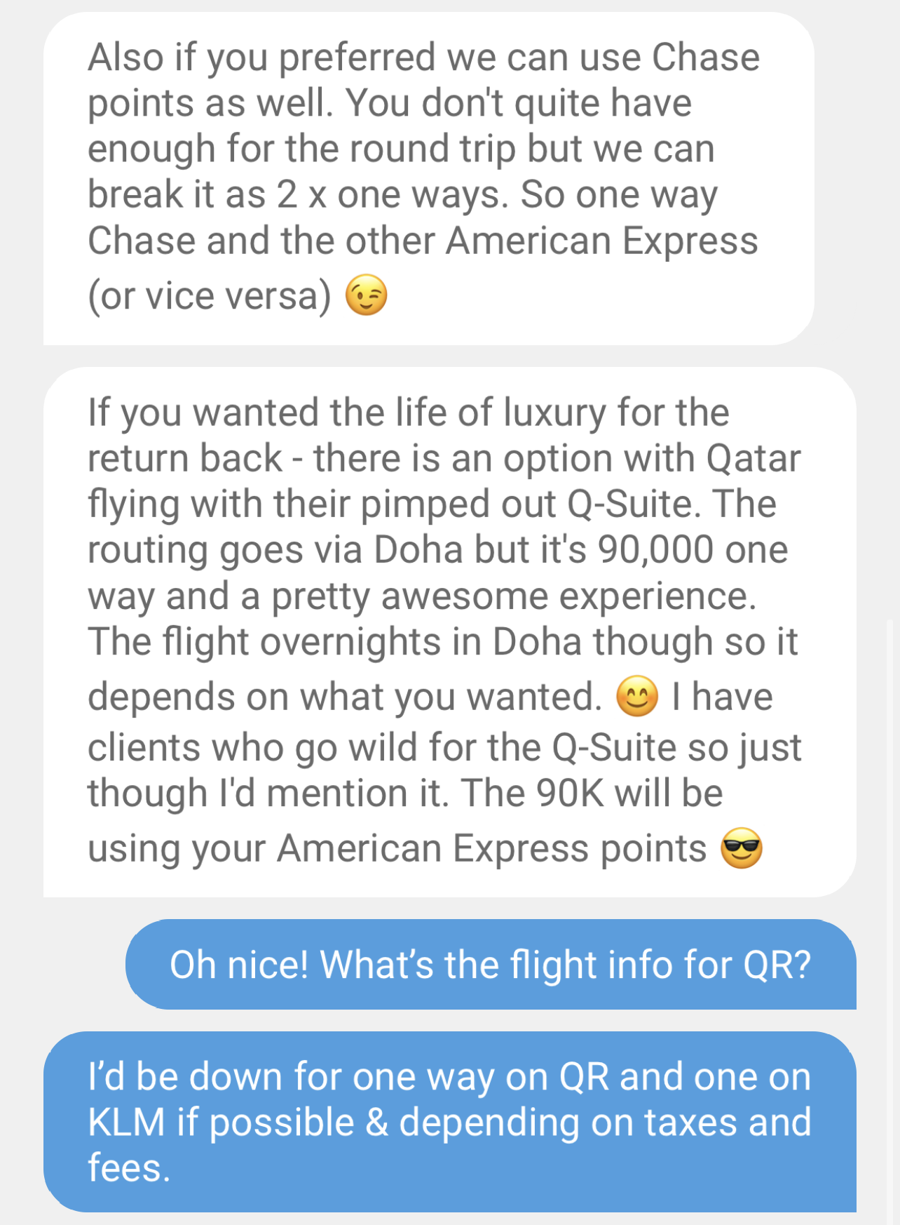 Second Chatflights Correspondence