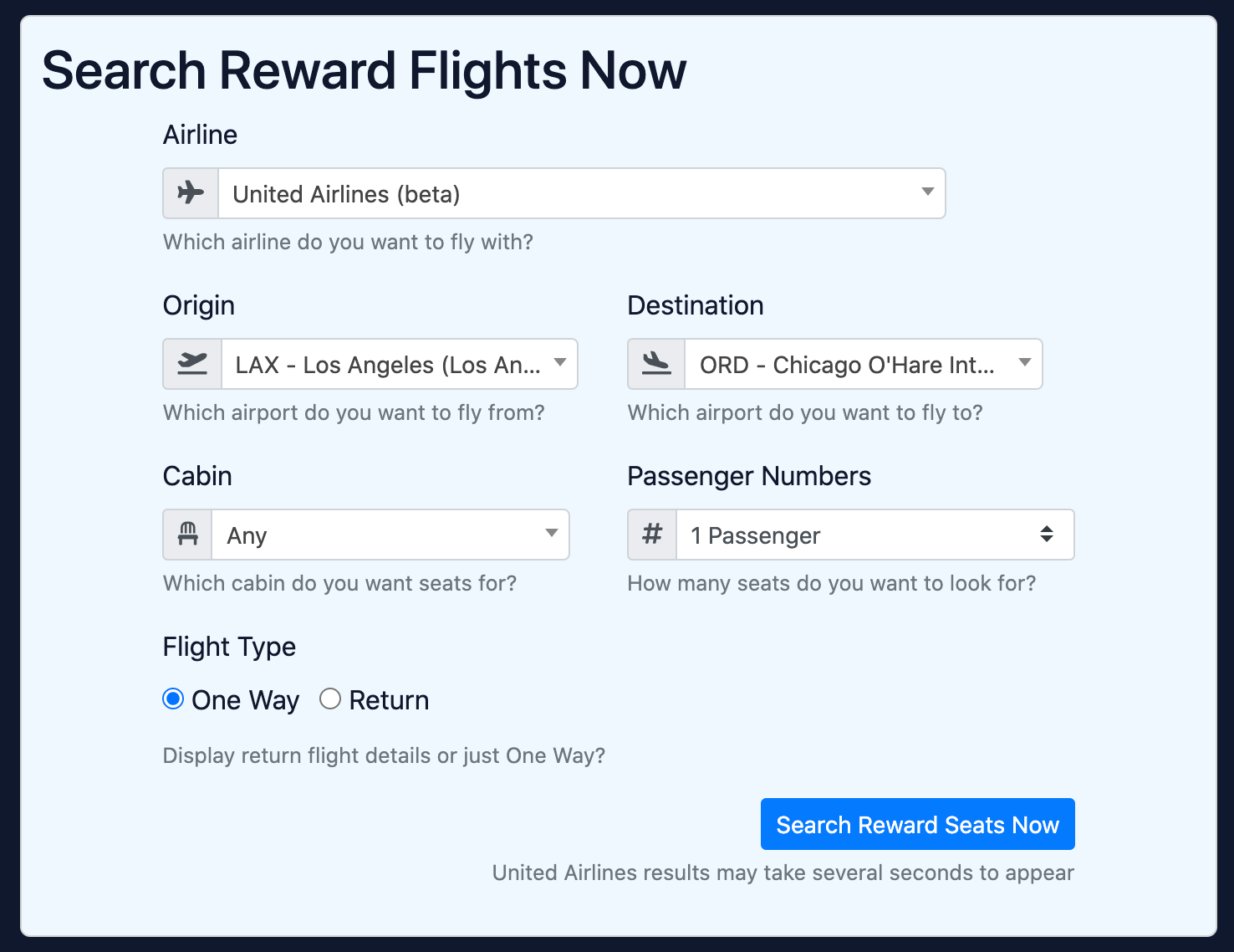 SeatSpy Search