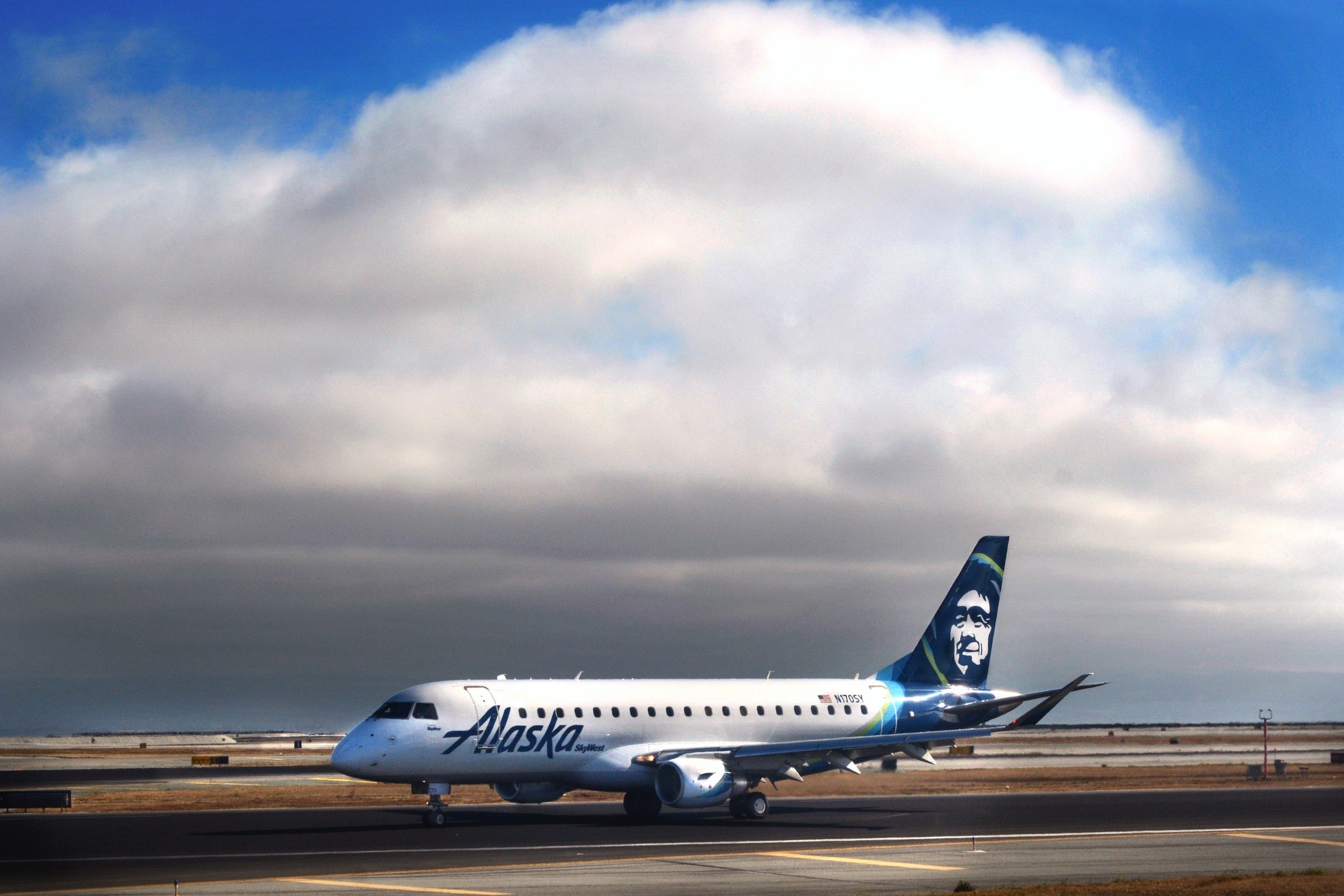 Alaska Airlines plane at SFO