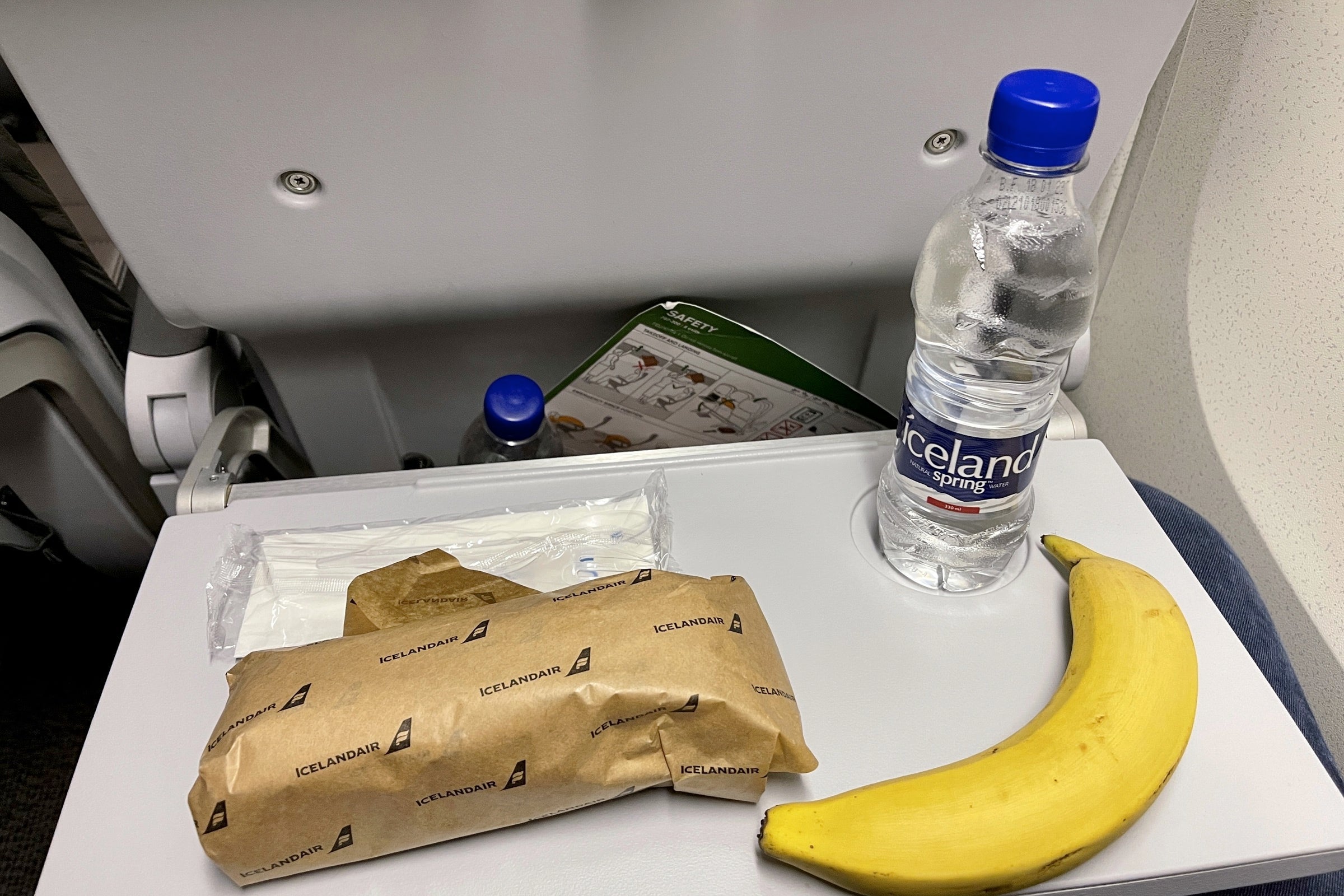 Icelandair in-flight meal