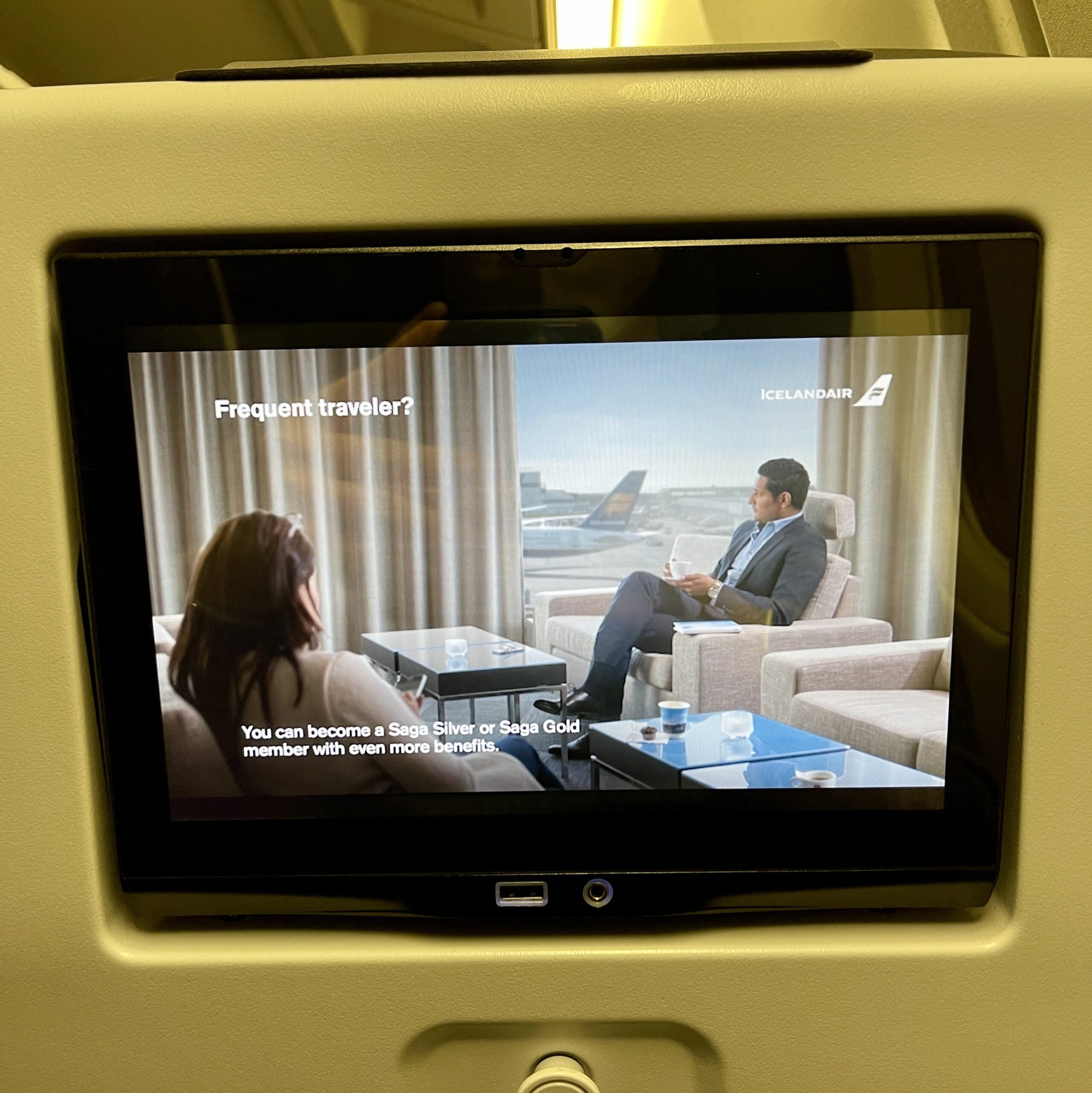 Icelandair seat-back entertainment