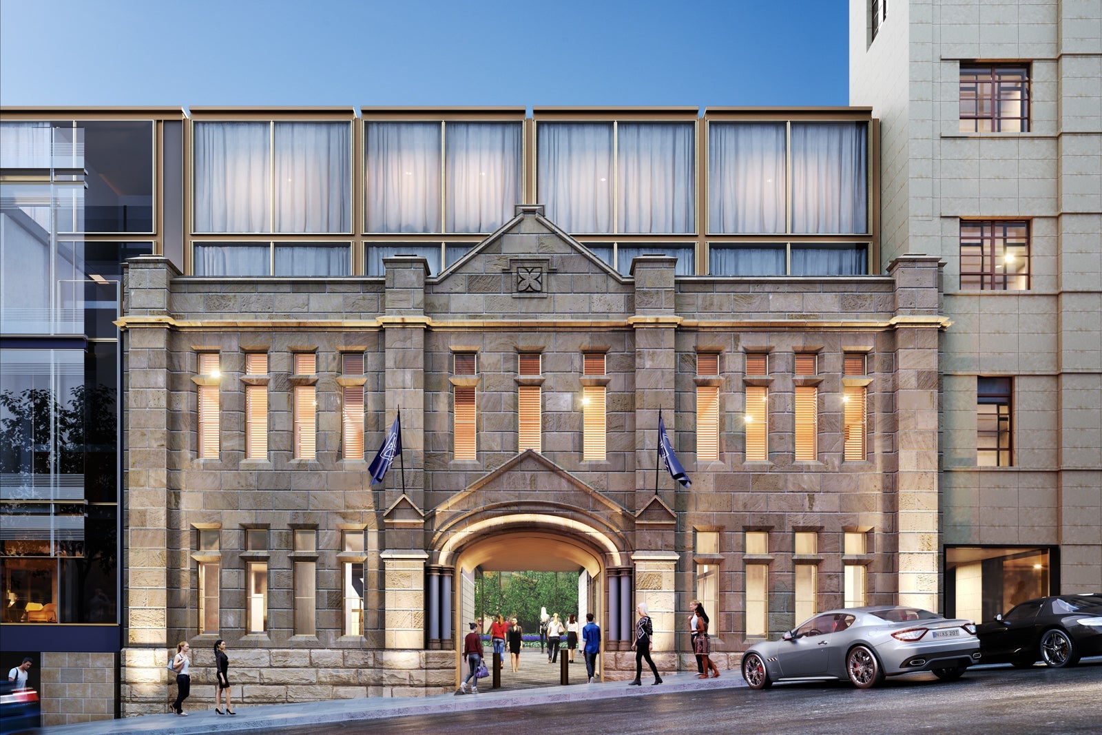exterior photo of fancy hotel