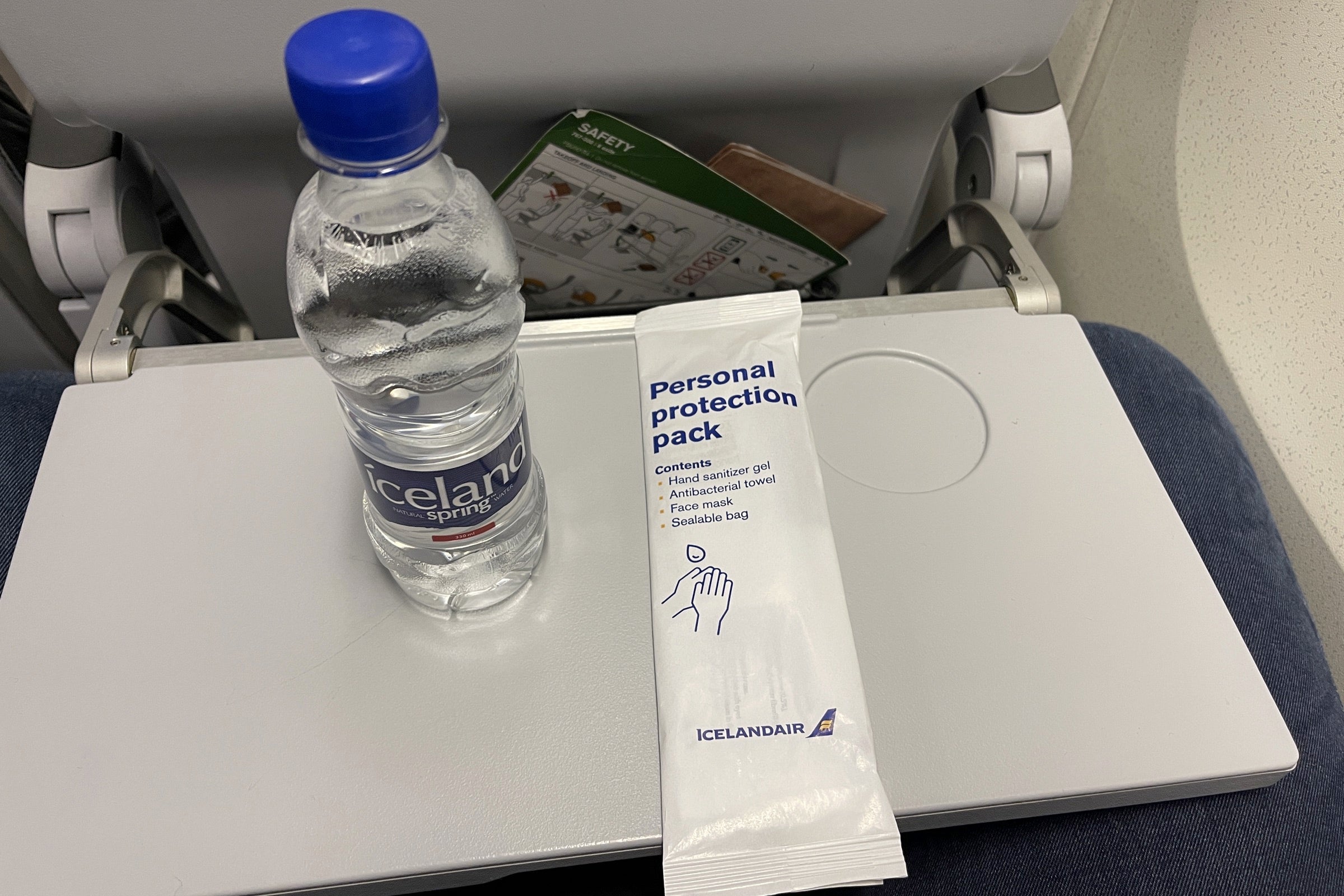 Personal protection pack from Icelandair