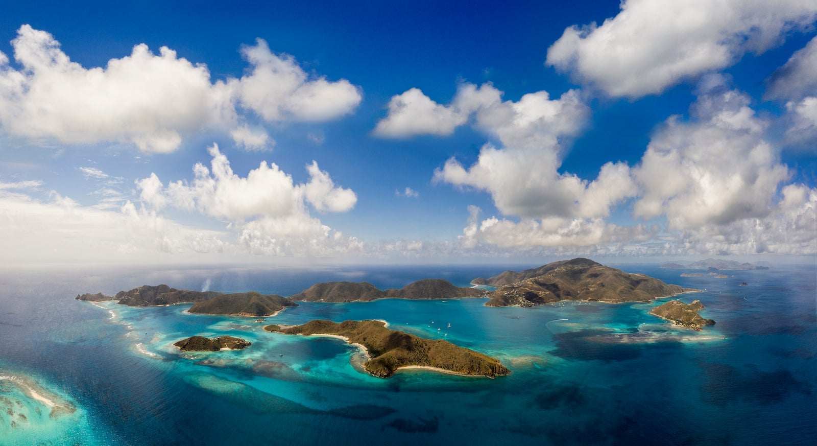 British Virgin Islands aerial