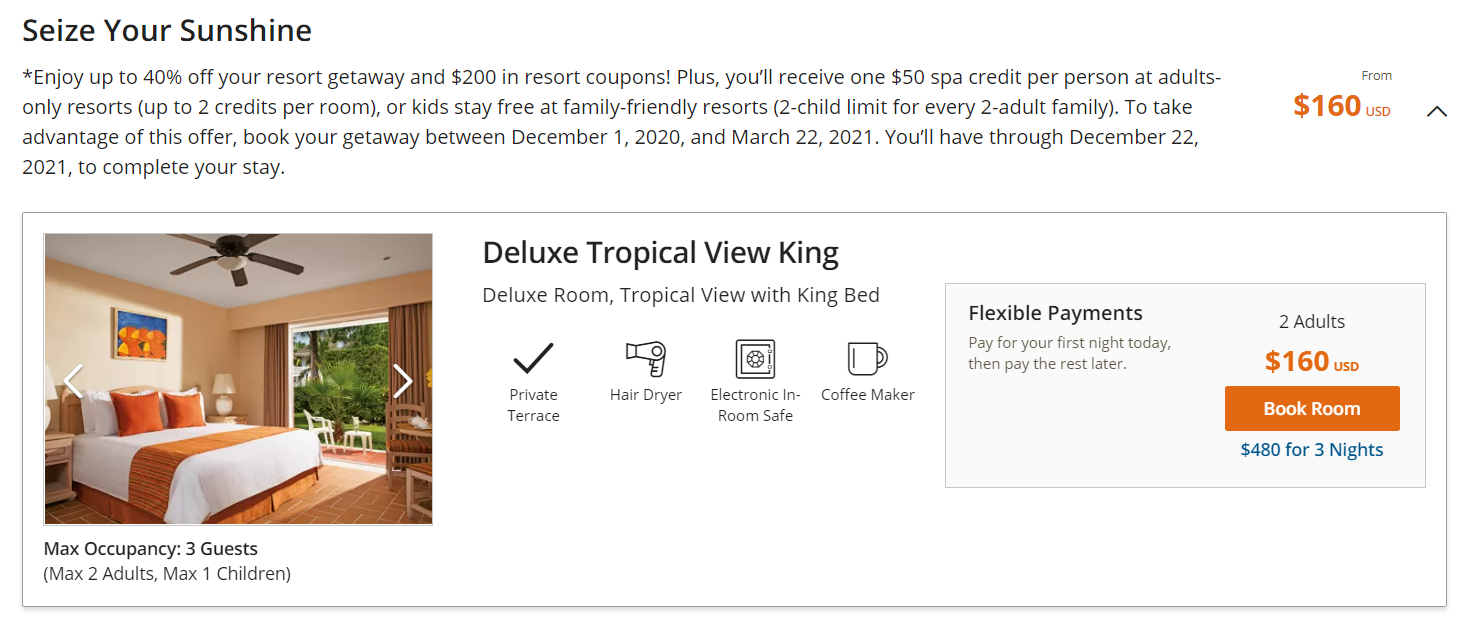 AMResorts in Cozumel booked through Choice